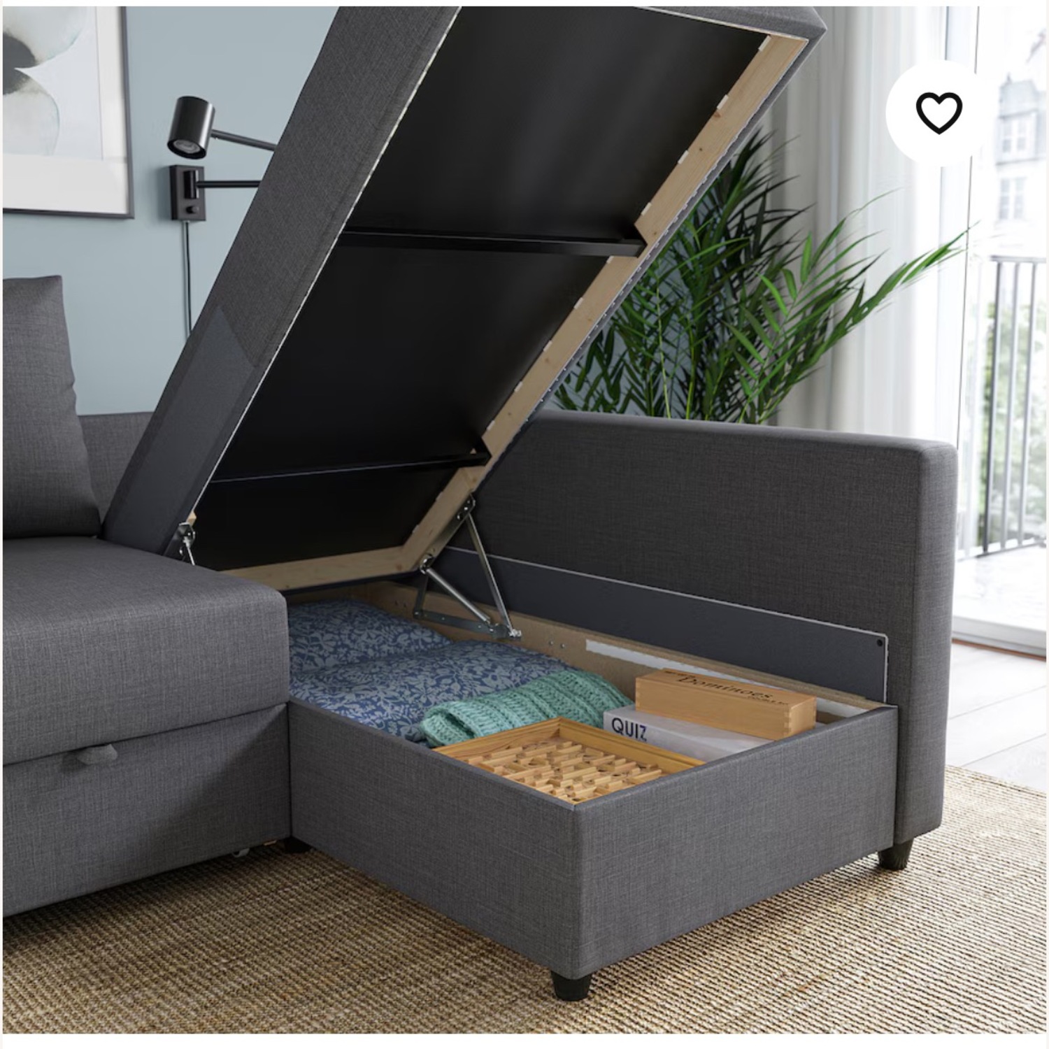 IKEA FRIHETEN Sleeper Sofa - image-3