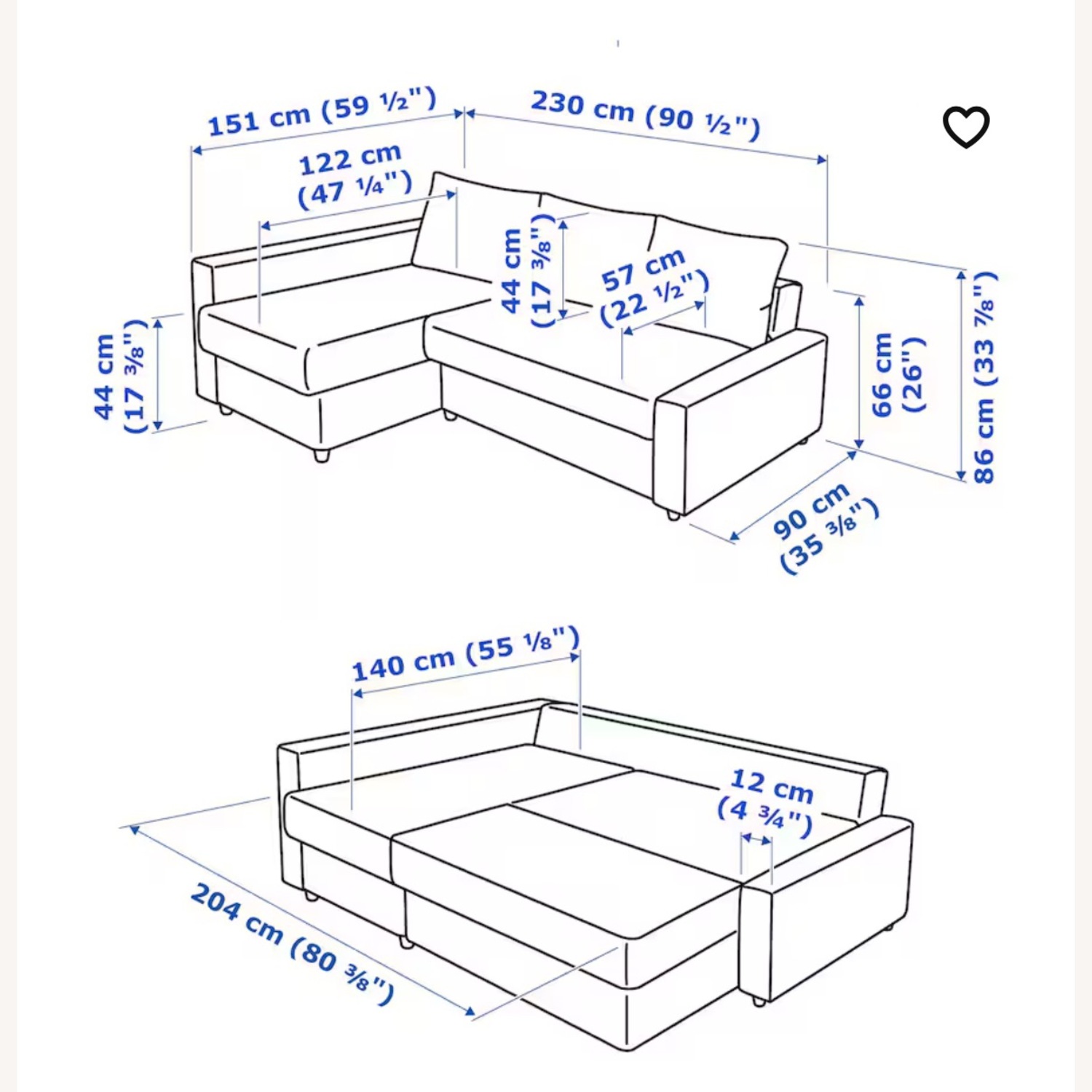 IKEA FRIHETEN Sleeper Sofa - image-4