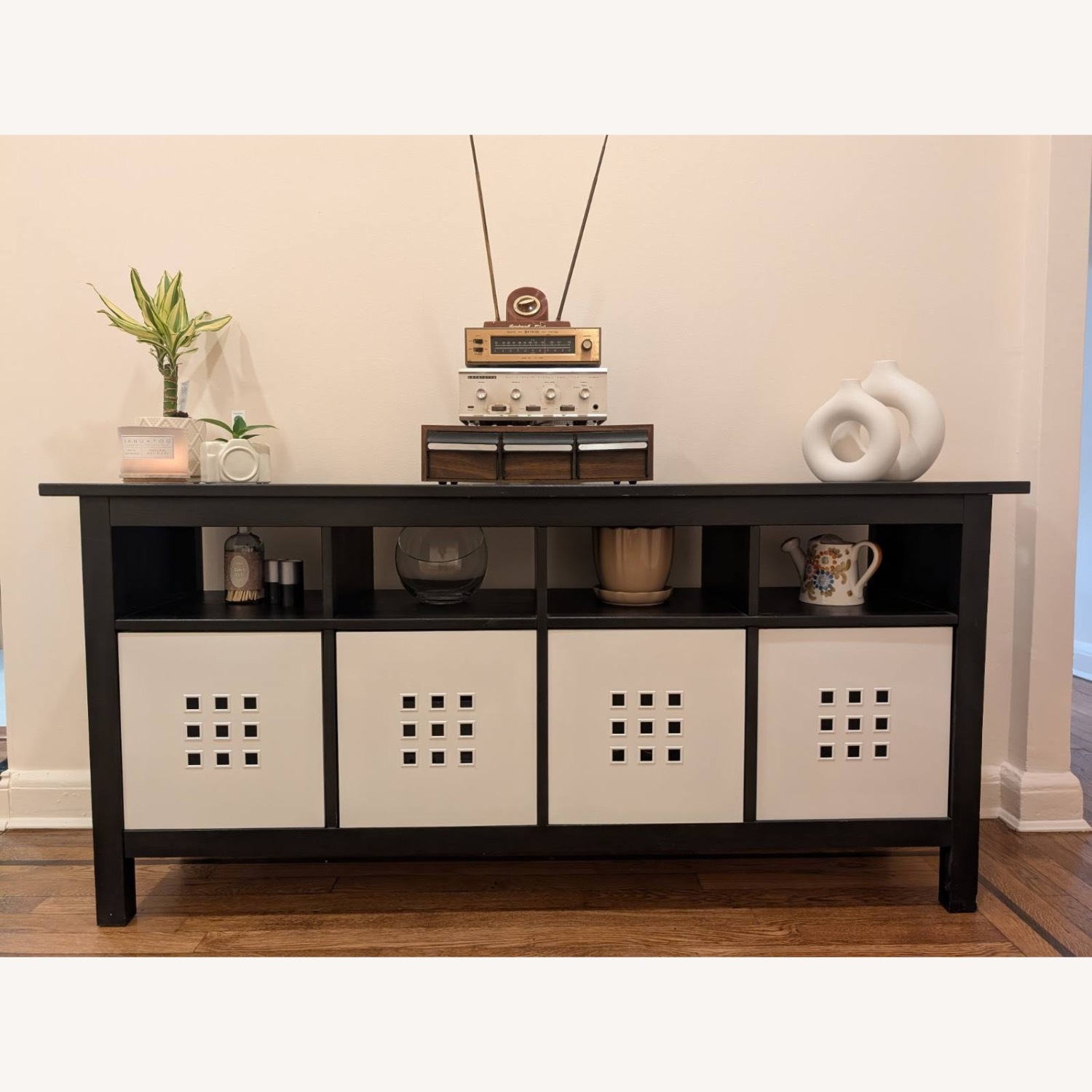 Contemporary Console Table and Floor Lamp - image-1