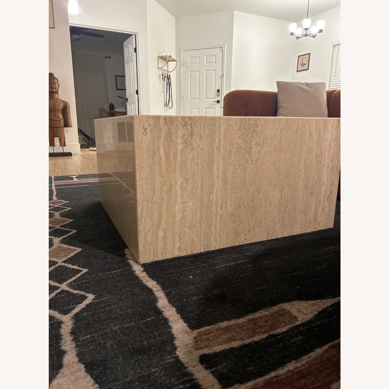 Travertine Coffee Table - image-3
