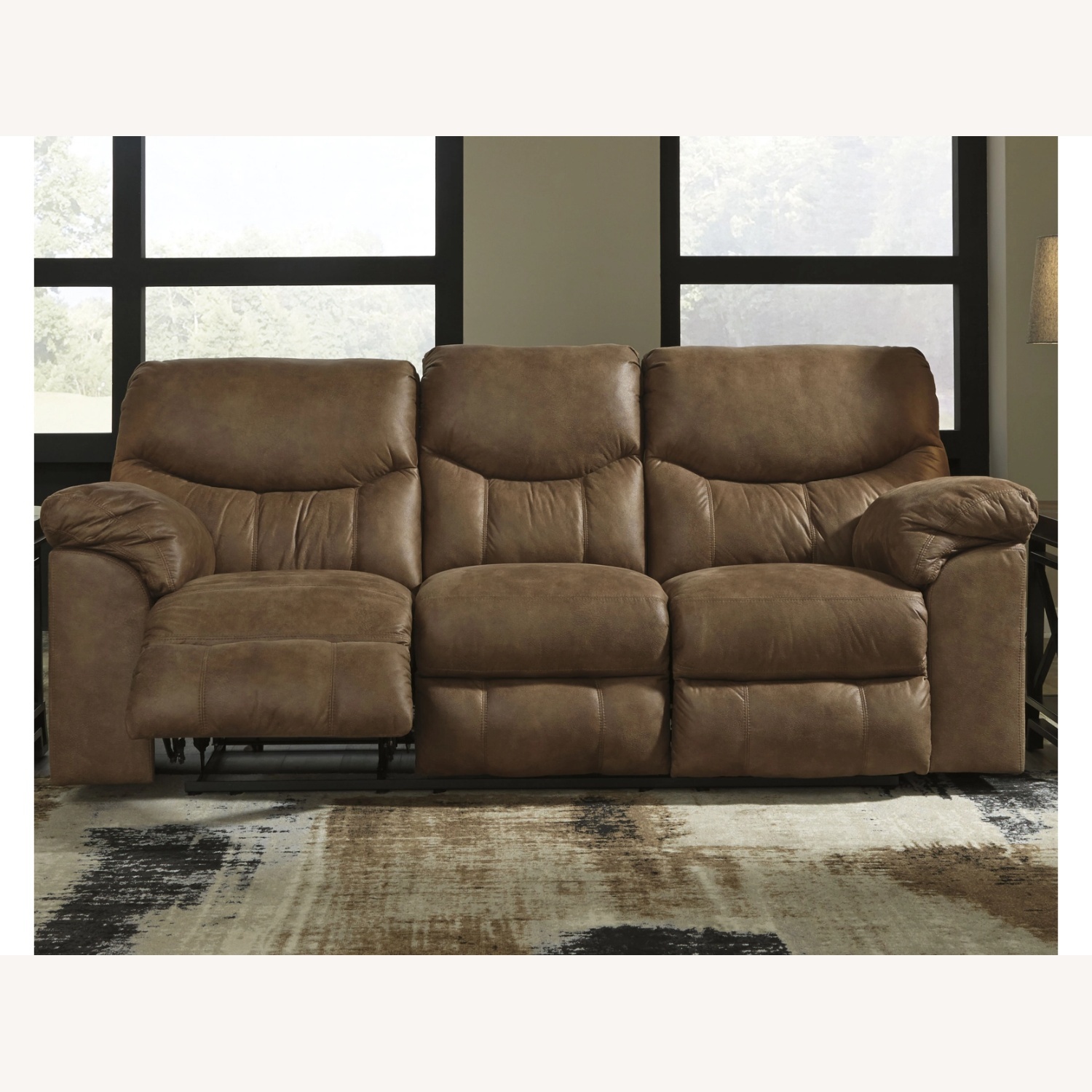 Ashley Reclining Sofa - image-7