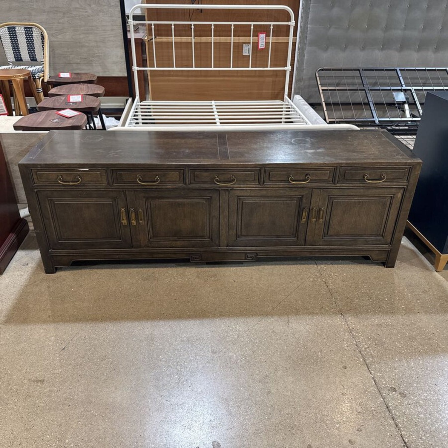 Chinese Style Lacquered Low Profile Buffet - image-1