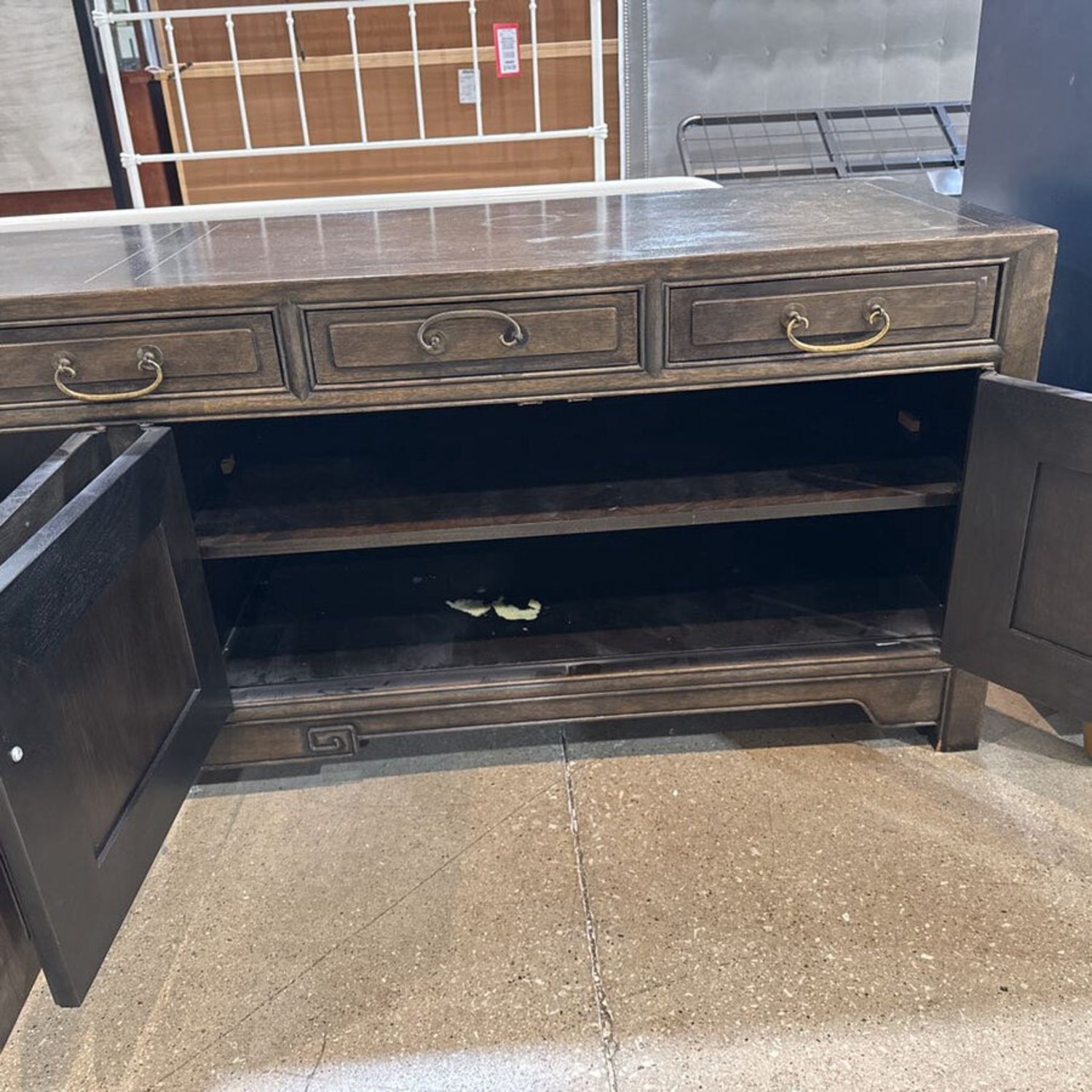 Chinese Style Lacquered Low Profile Buffet - image-7