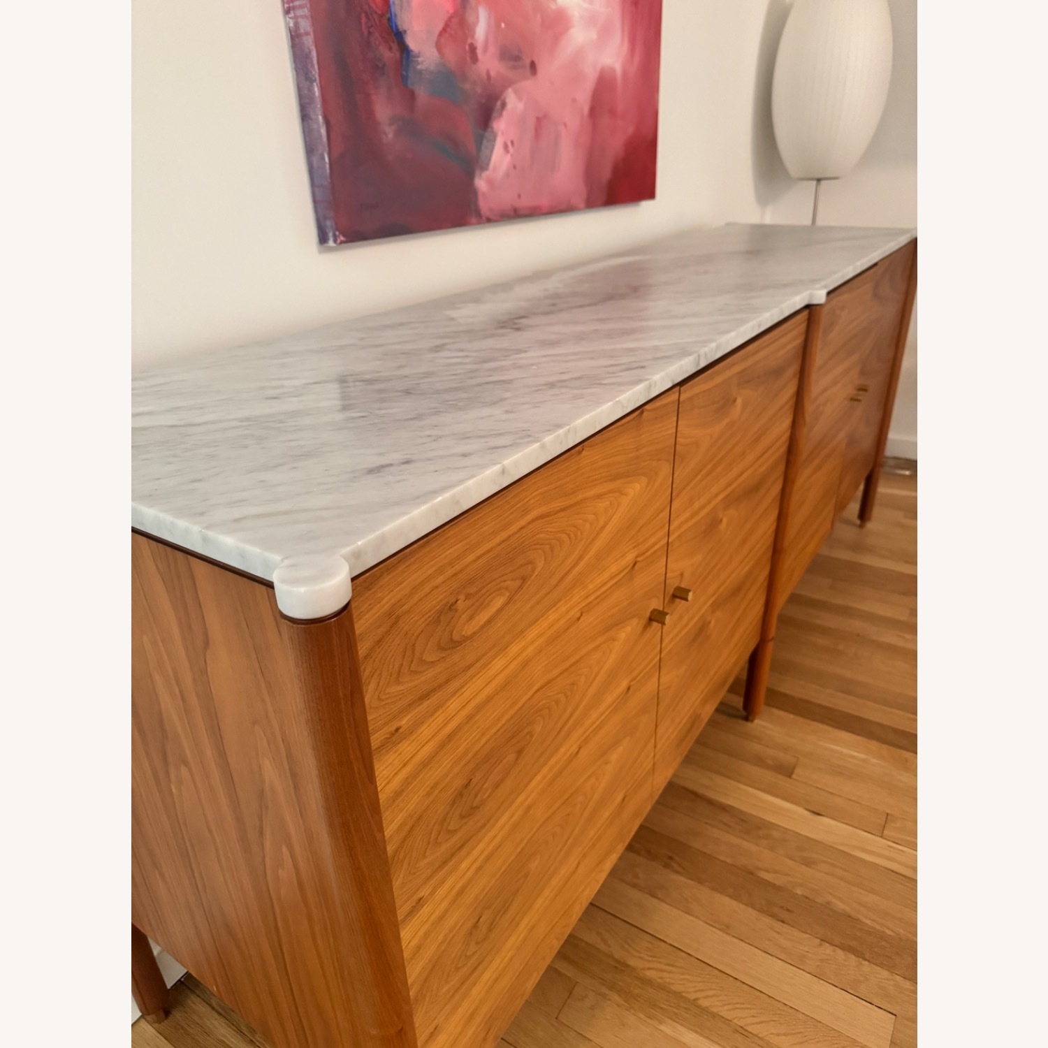 DWR Morrison Credenza Walnut Marble - image-4