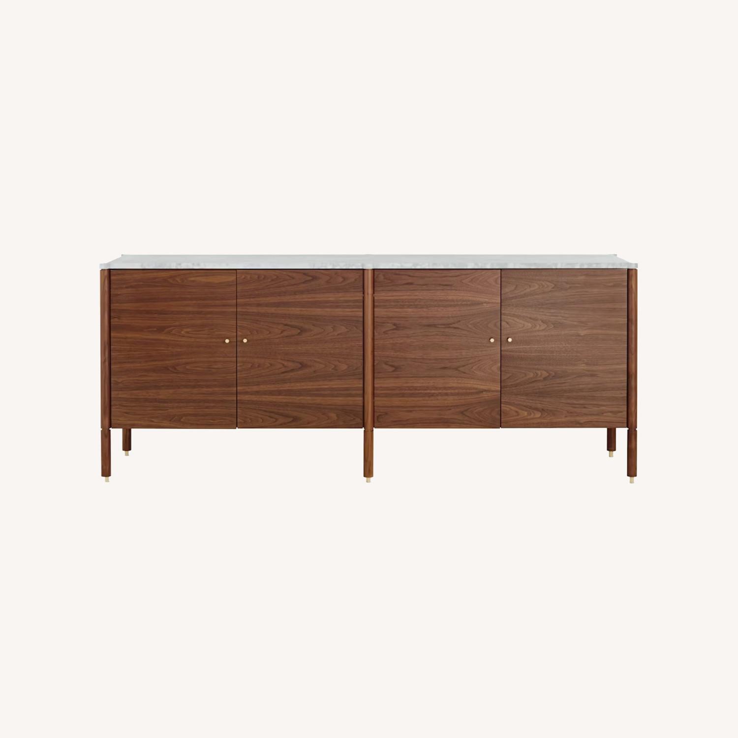 DWR Morrison Credenza Walnut Marble - image-0