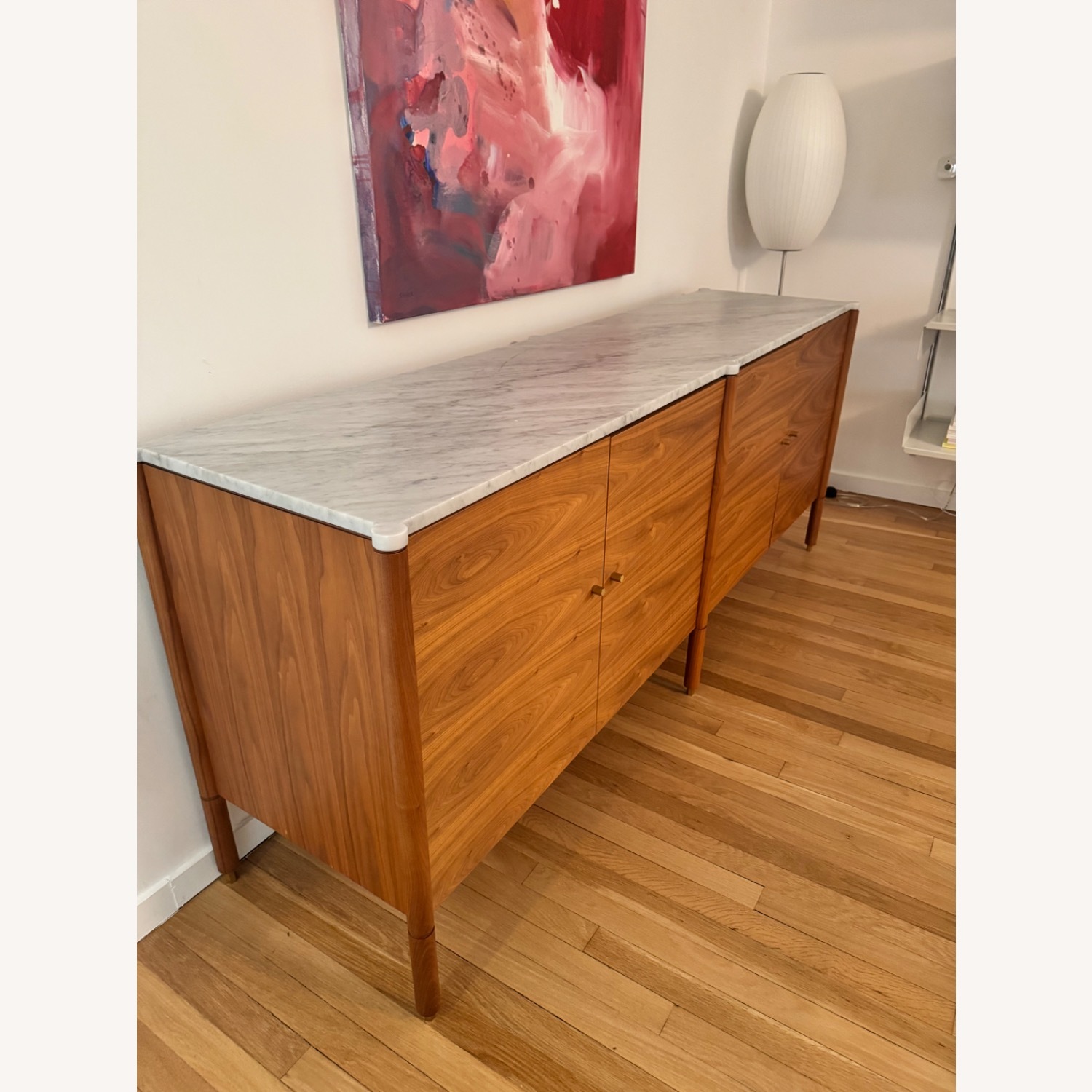 DWR Morrison Credenza Walnut Marble - image-3