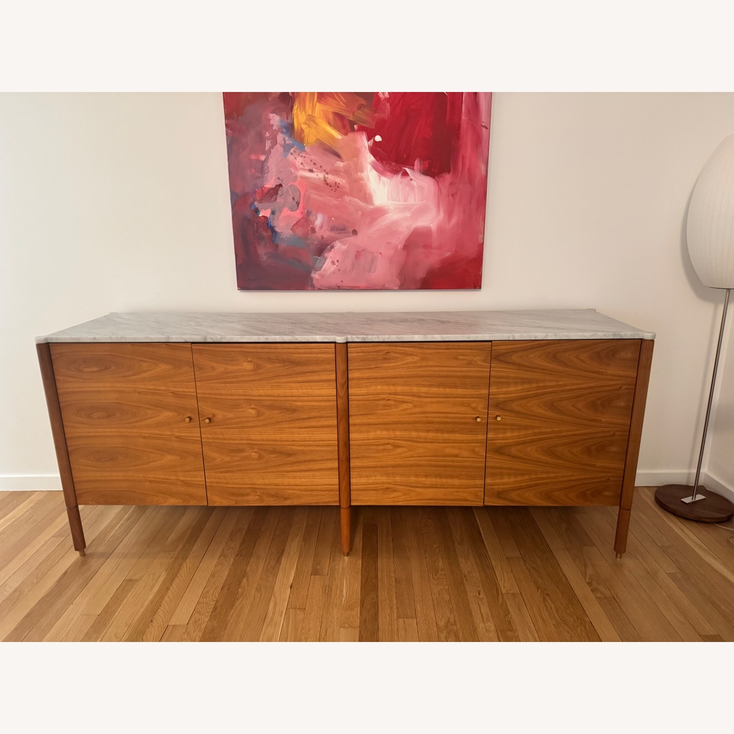 DWR Morrison Credenza Walnut Marble - image-1