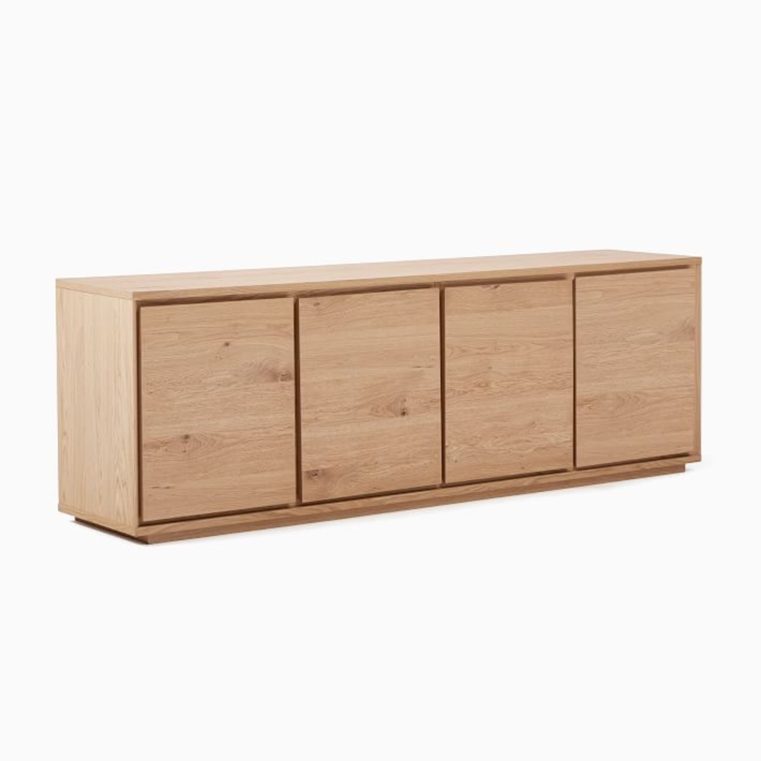 West Elm Norre Media Console Oak - image-1