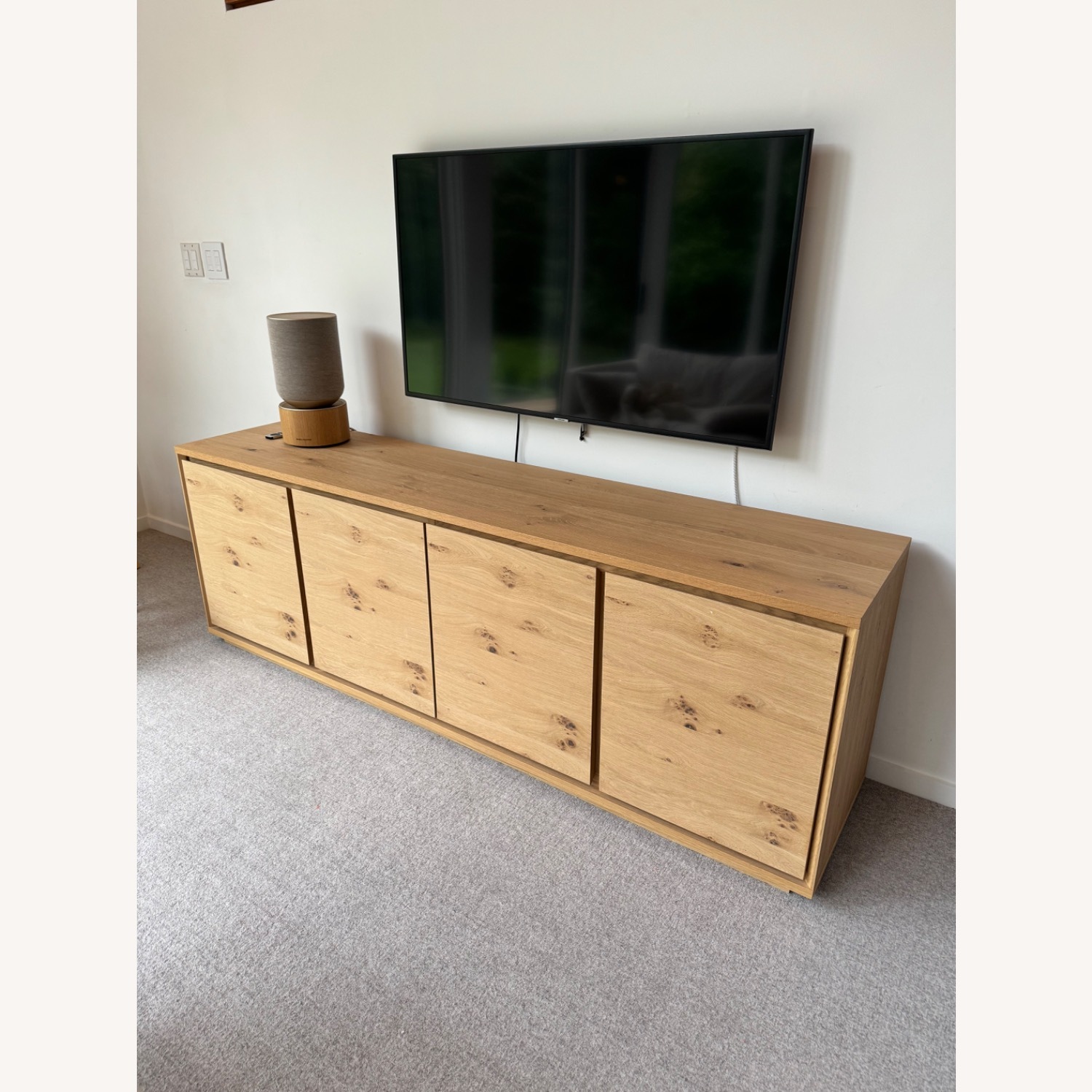 West Elm Norre Media Console Oak - image-5