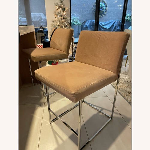 Used ABC Home Milo Baughman Counter Stools (Set of 2)  for sale on AptDeco