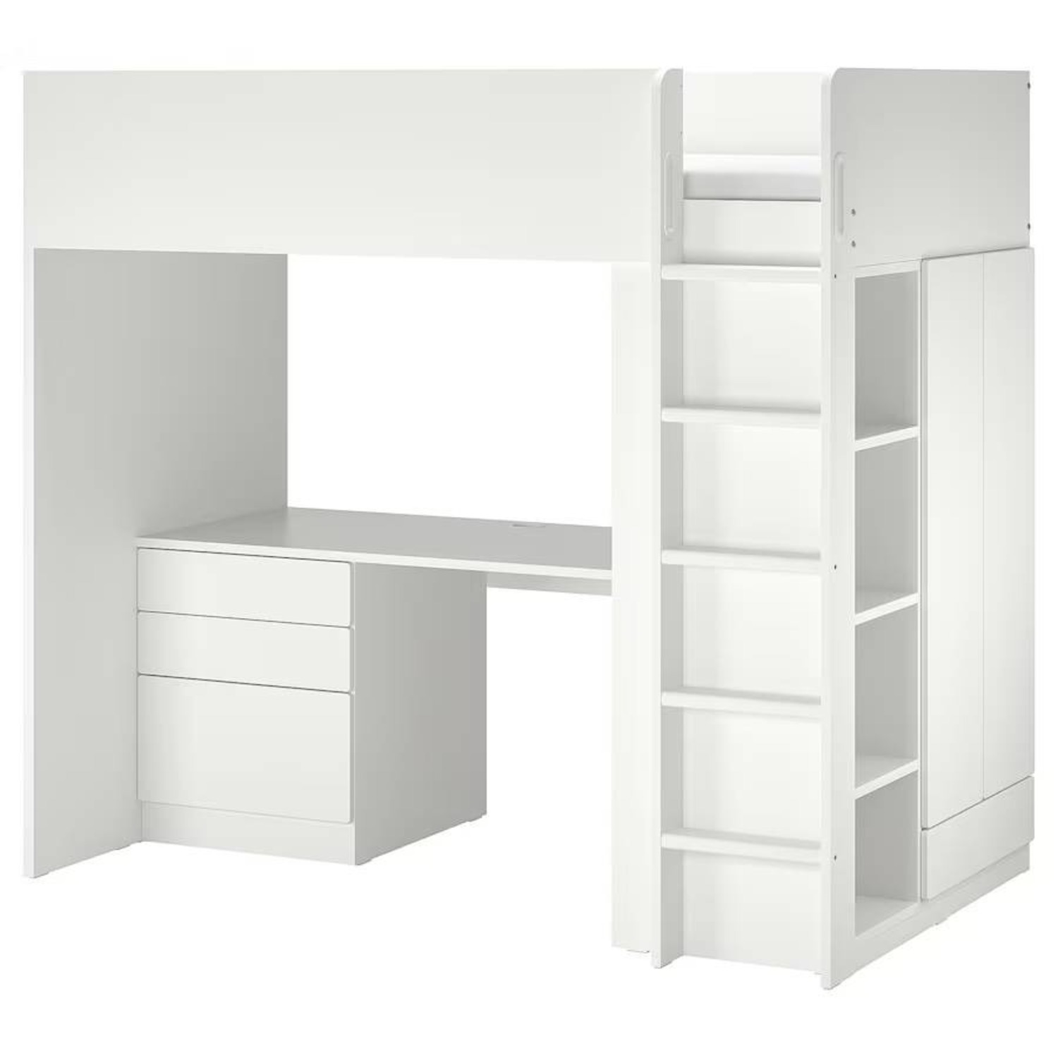 IKEA Twin Loft Bed with Desk and Dresser - image-2
