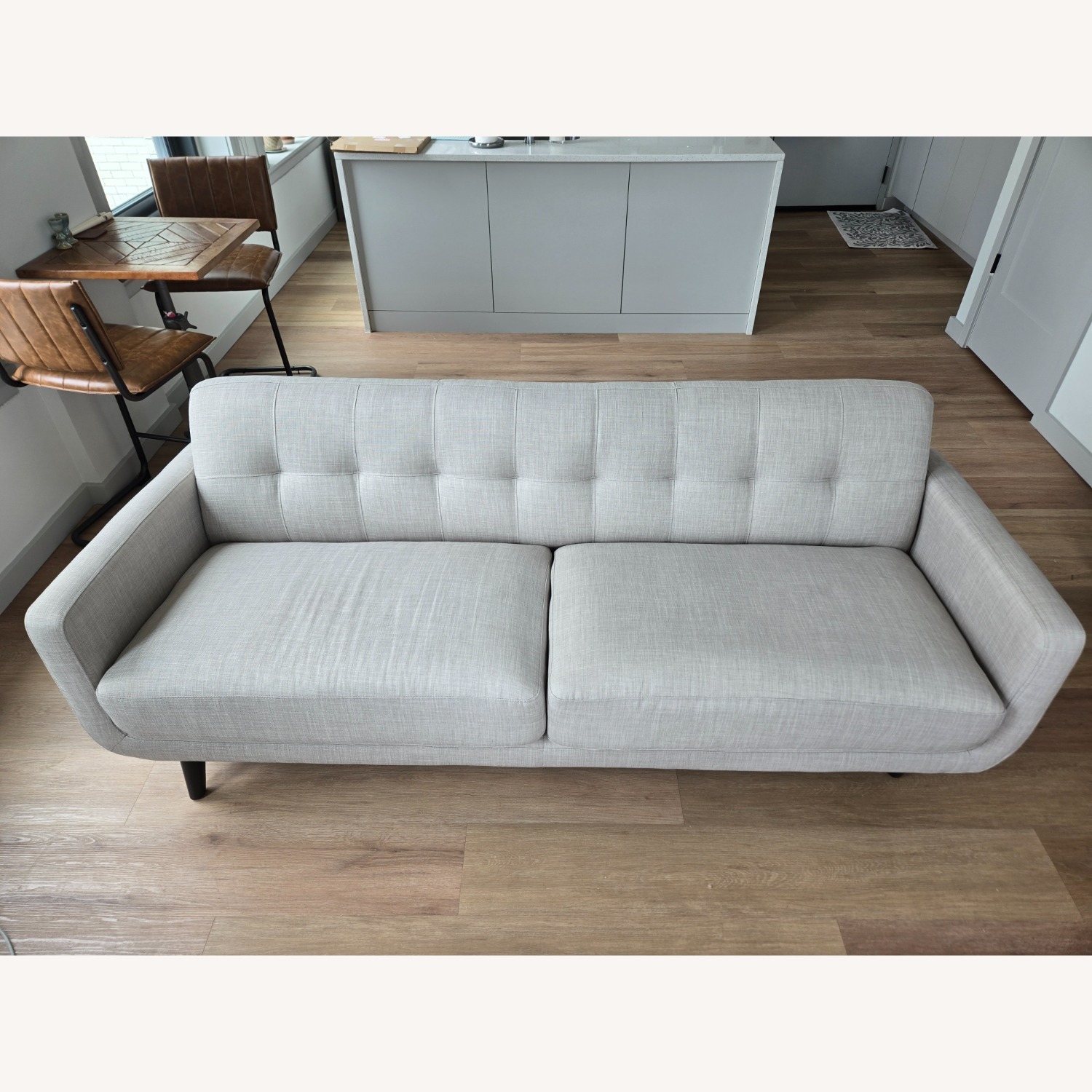 At Home Light Gray Crosby Sofa - image-3