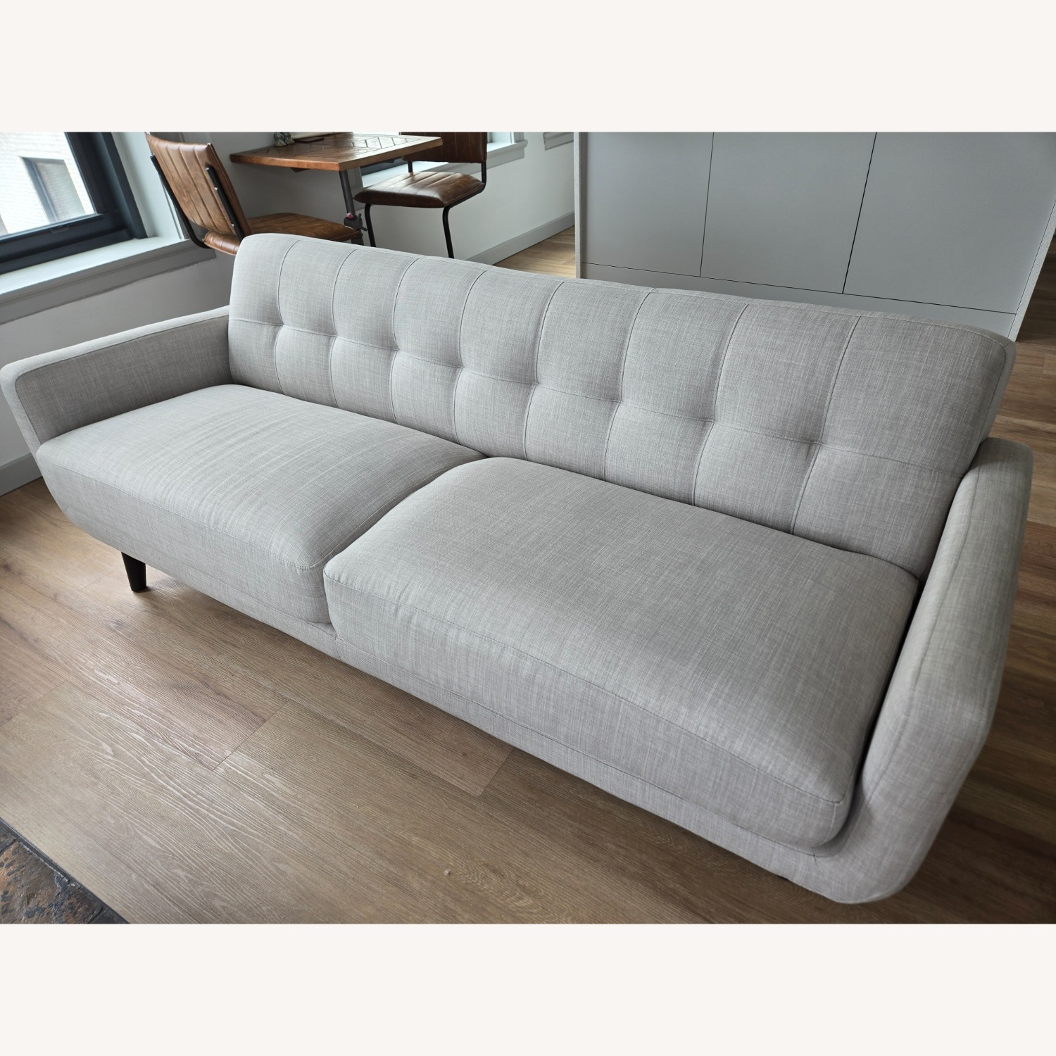 At Home Light Gray Crosby Sofa - image-5