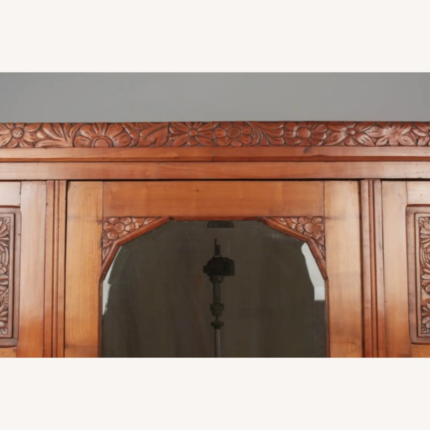 French ArtDeco Armoire & Matching Marble-Top Table - image-7