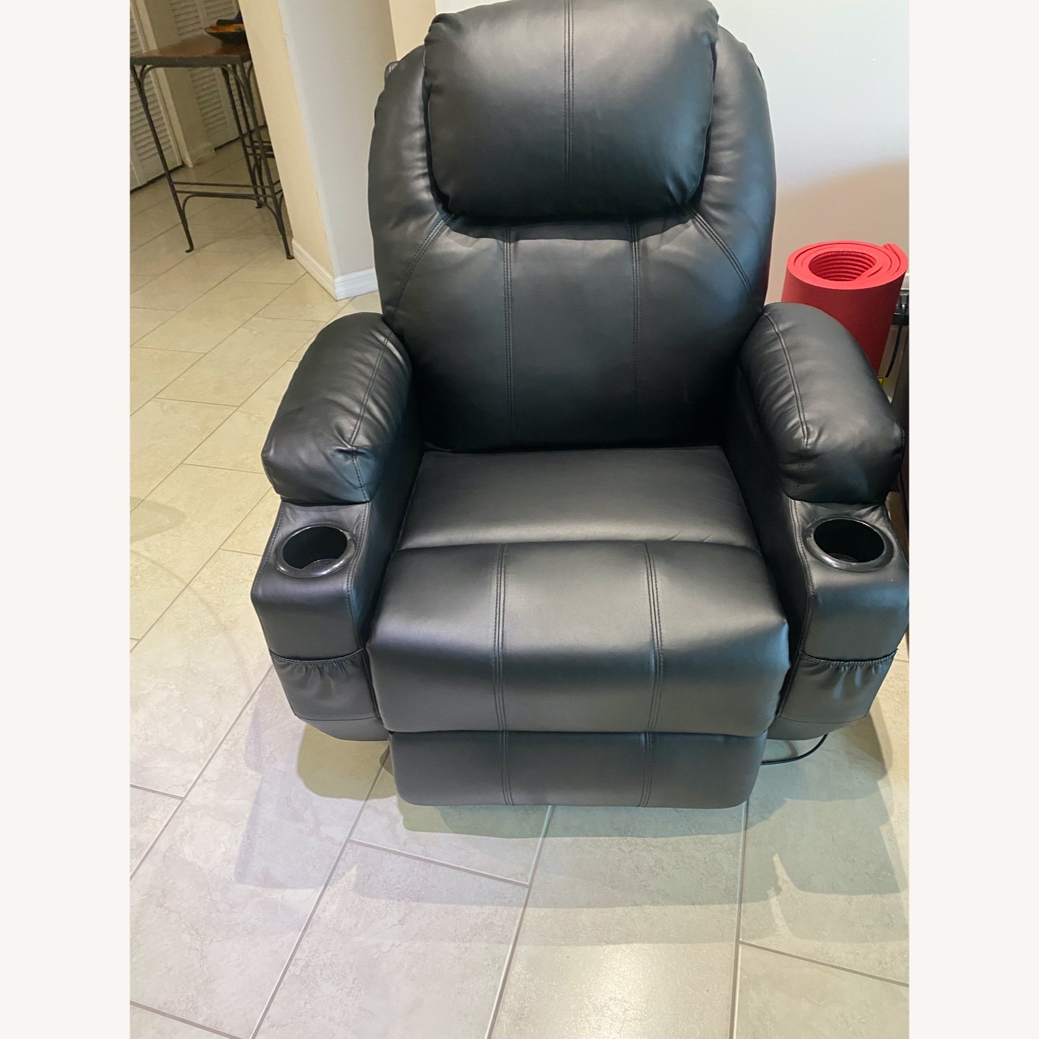 Heated Massaging Recliner - image-1
