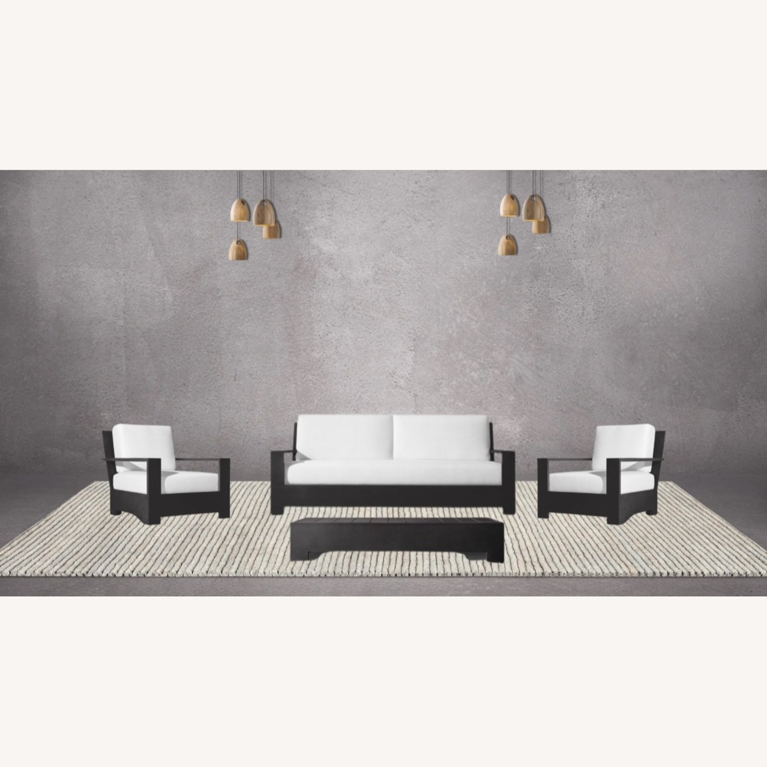 RH Belvedere Aluminum Luxe Sofa - image-3