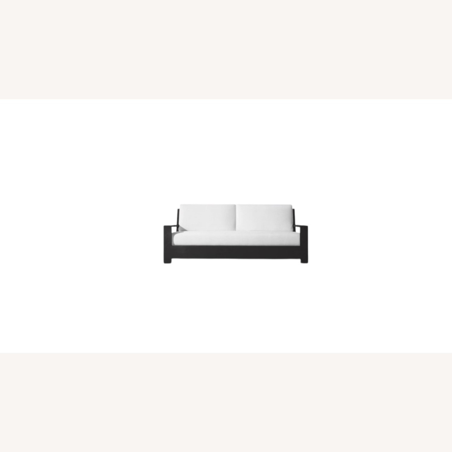 RH Belvedere Aluminum Luxe Sofa - image-1