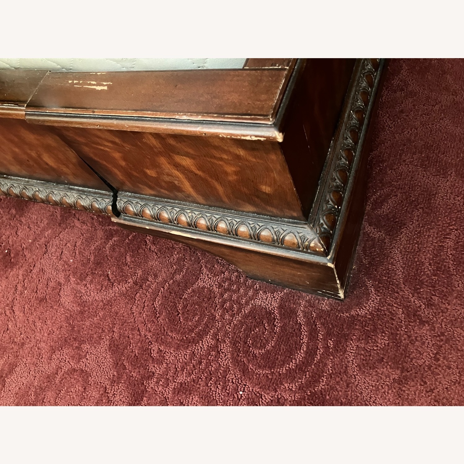Henredon Wooden Sleigh Bed - image-5