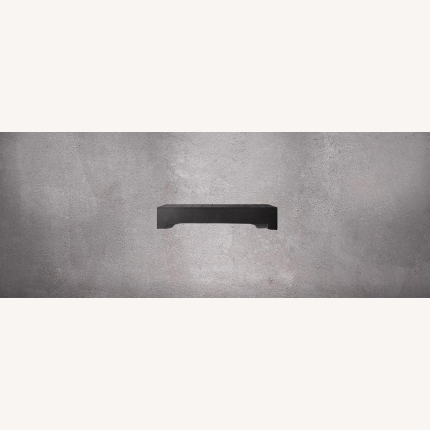 RH Belvedere Aluminum Rectangular Coffee Table - image-2