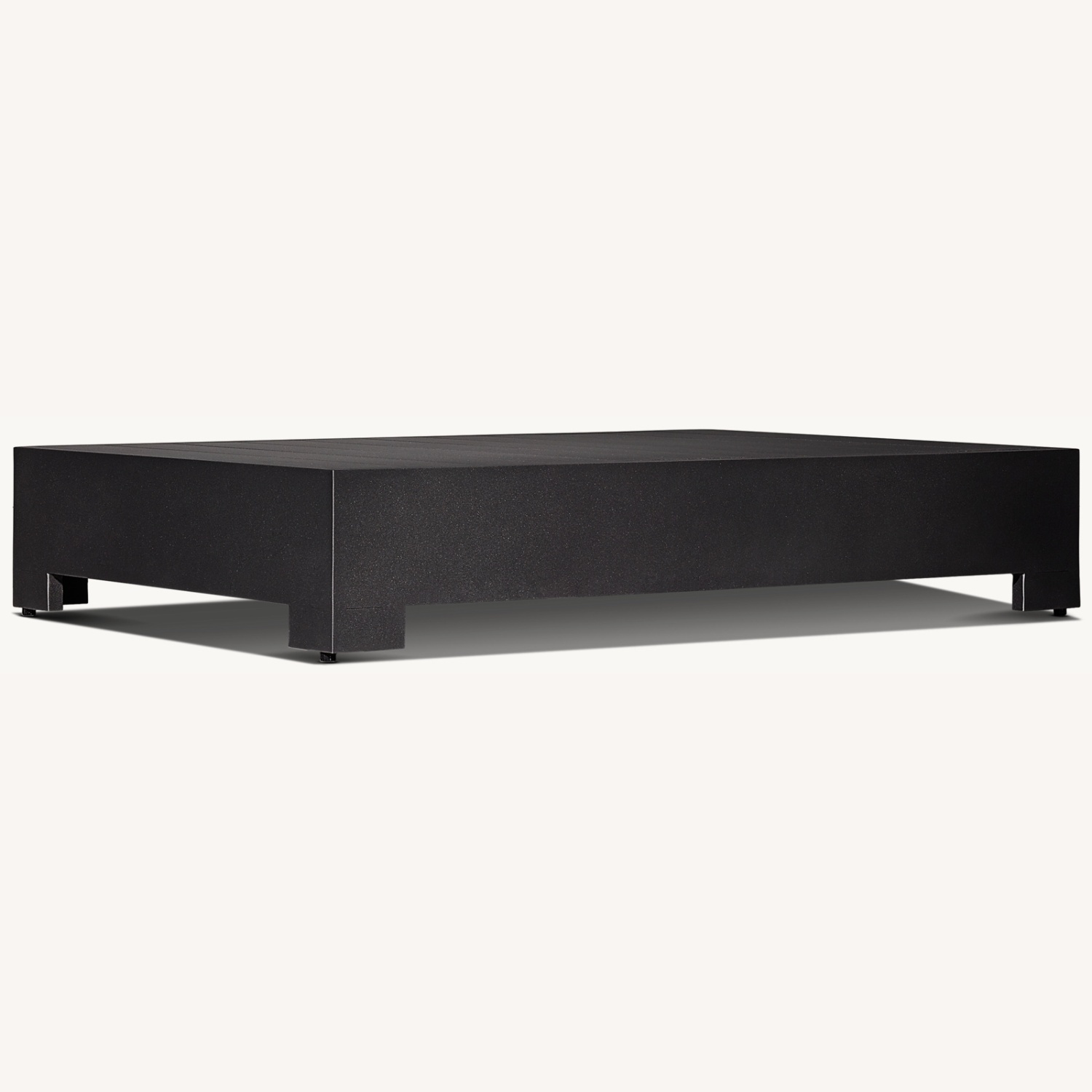 RH Belvedere Aluminum Rectangular Coffee Table - image-0