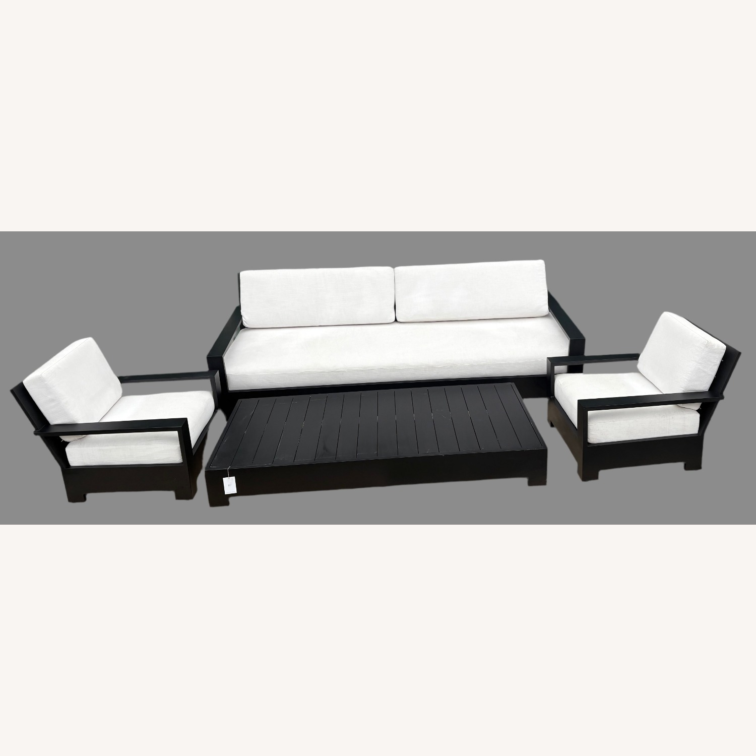 RH Belvedere Aluminum Rectangular Coffee Table - image-6