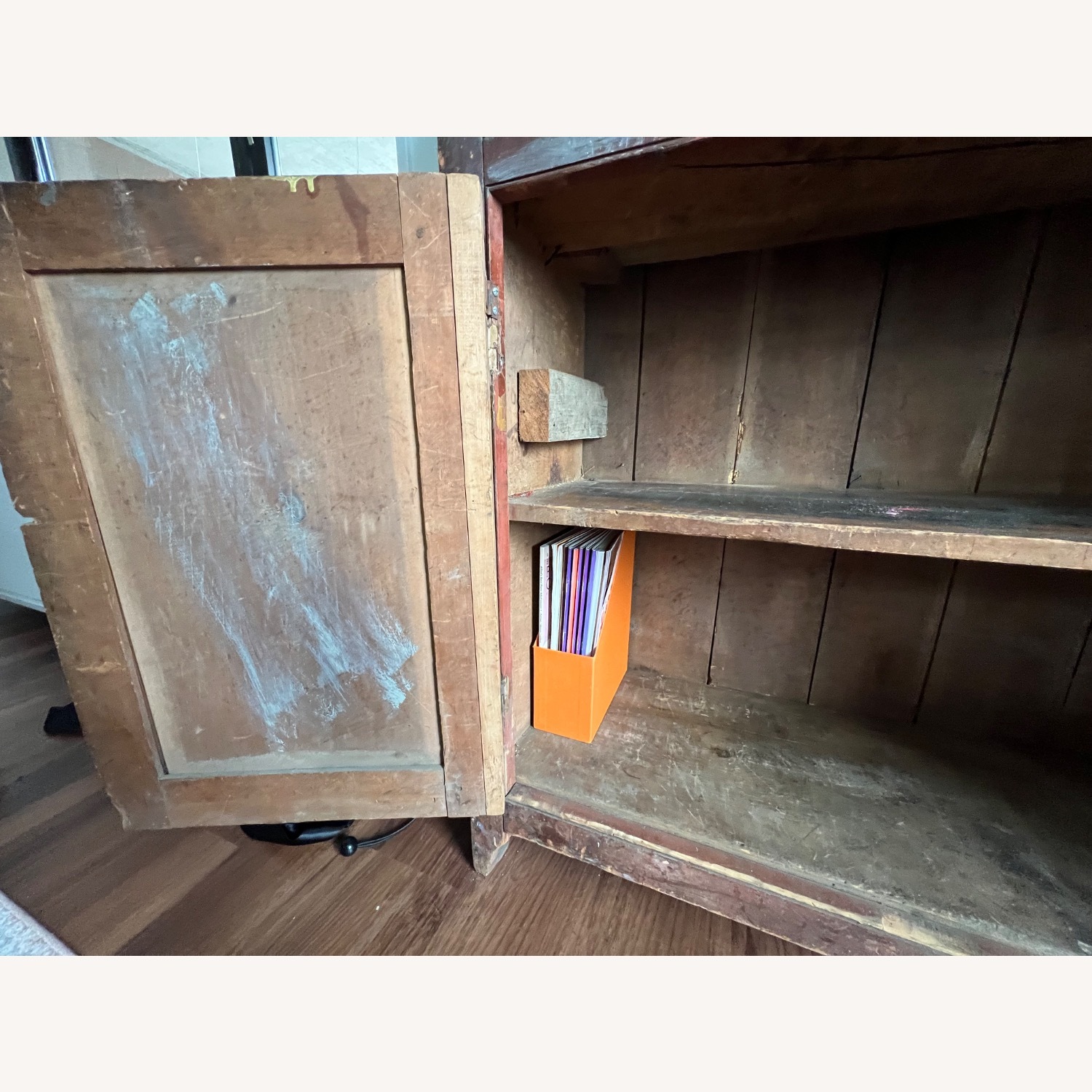 Rustic Antique Credenza  - image-7