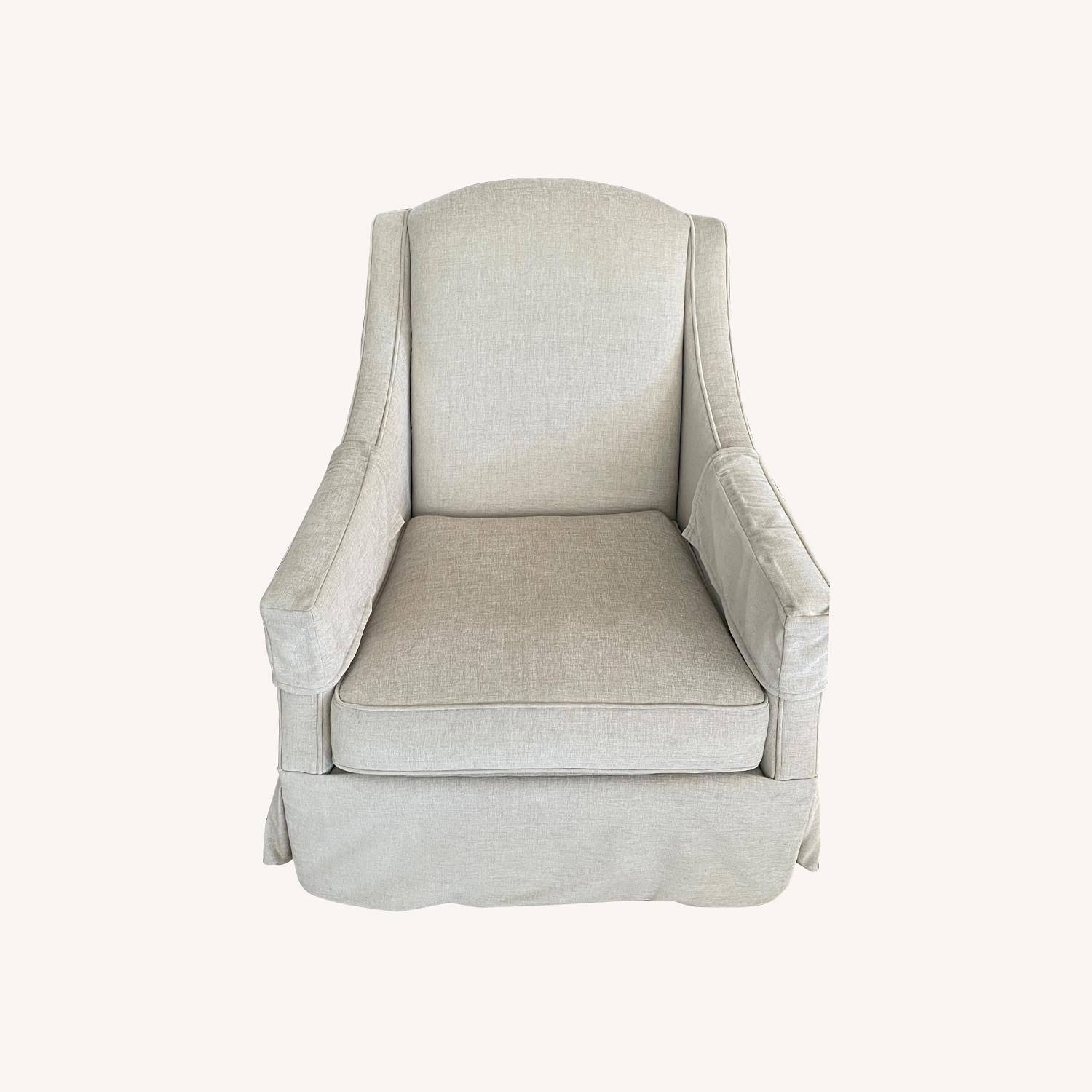 Ethan Allen Swivel Side Chairs - image-0