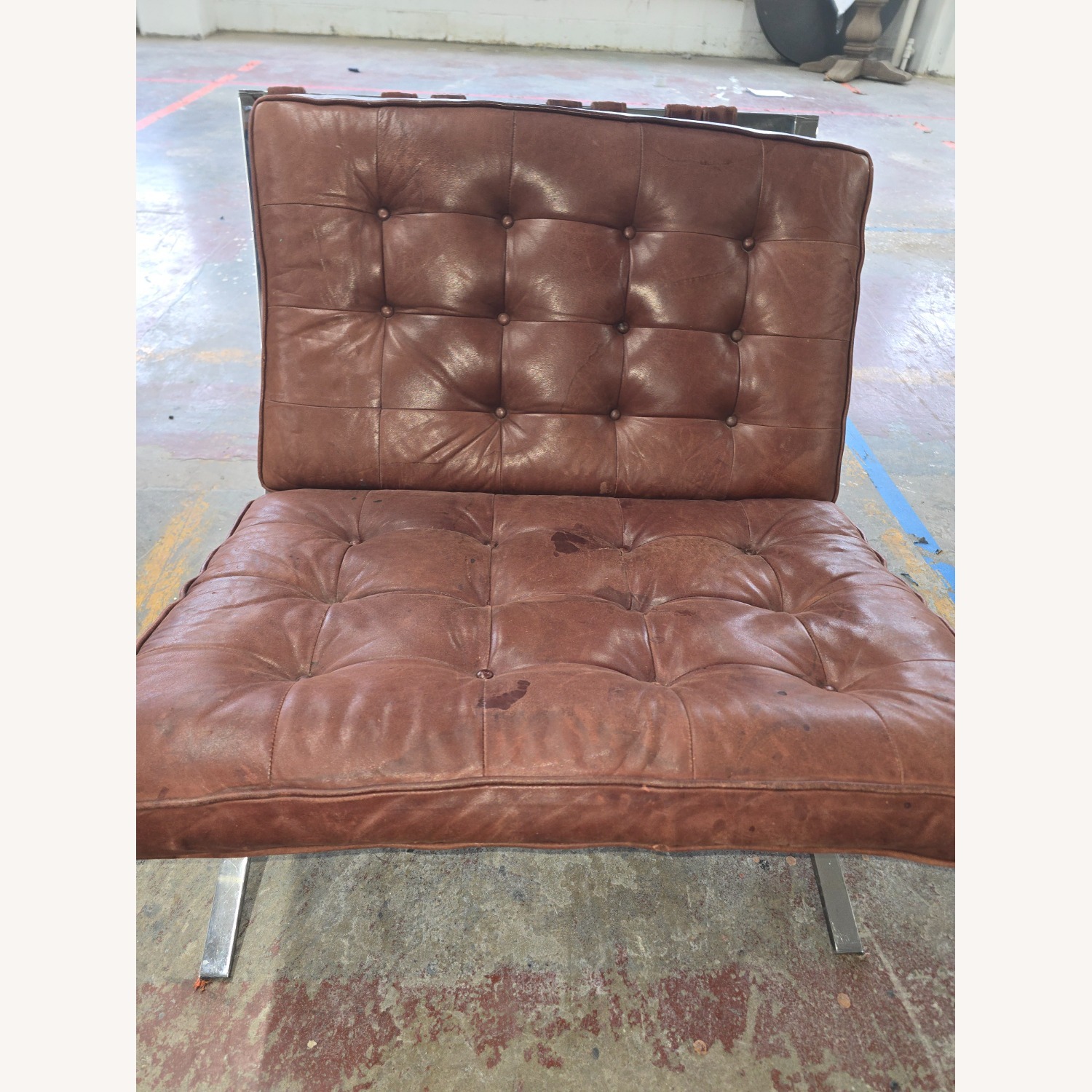 Lambskin Leather Barcelona Chair - image-4