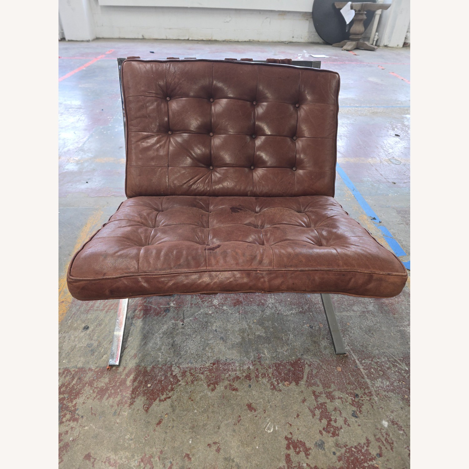 Lambskin Leather Barcelona Chair - image-5