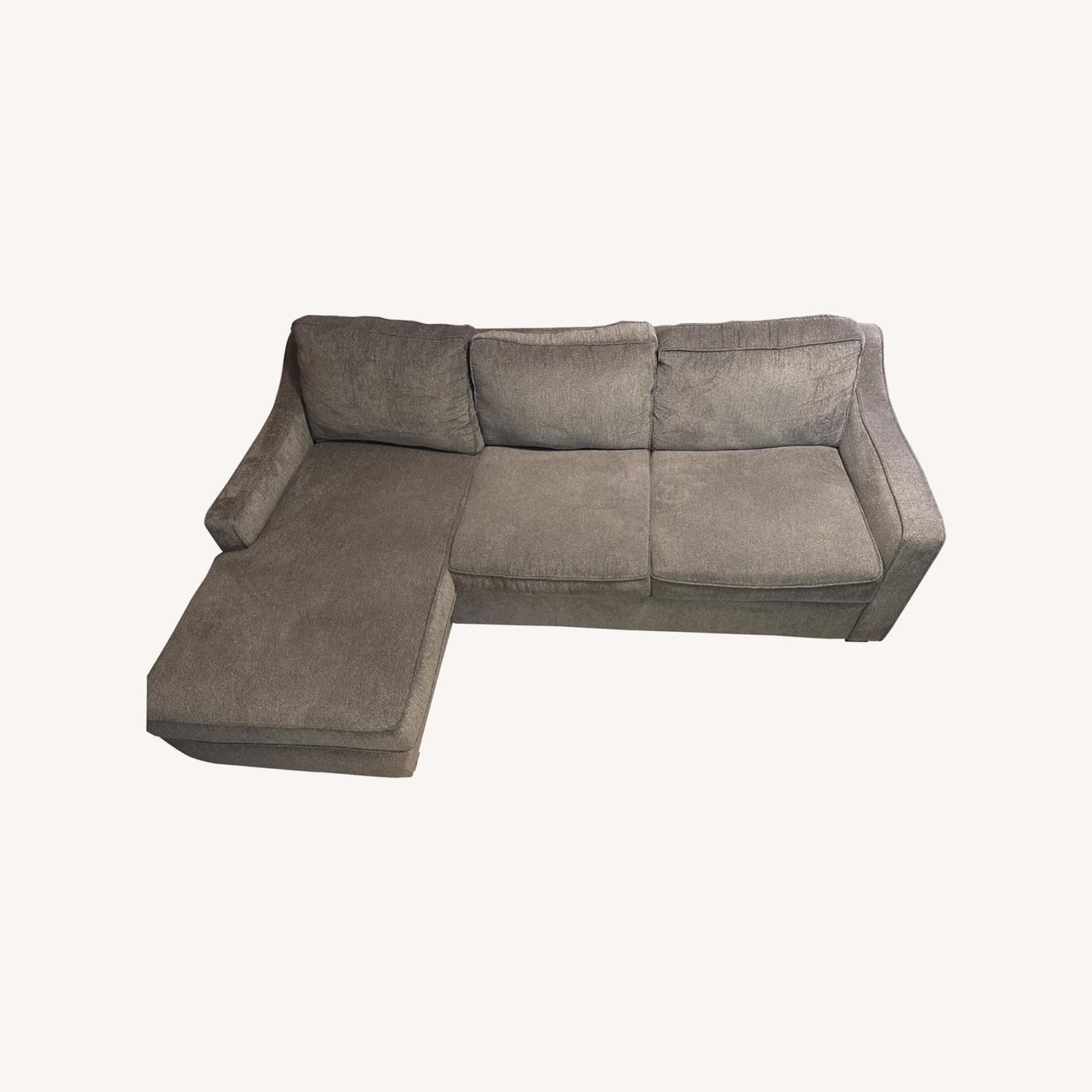 Bob’s Furniture 96” Willow Gray Chofa - image-0