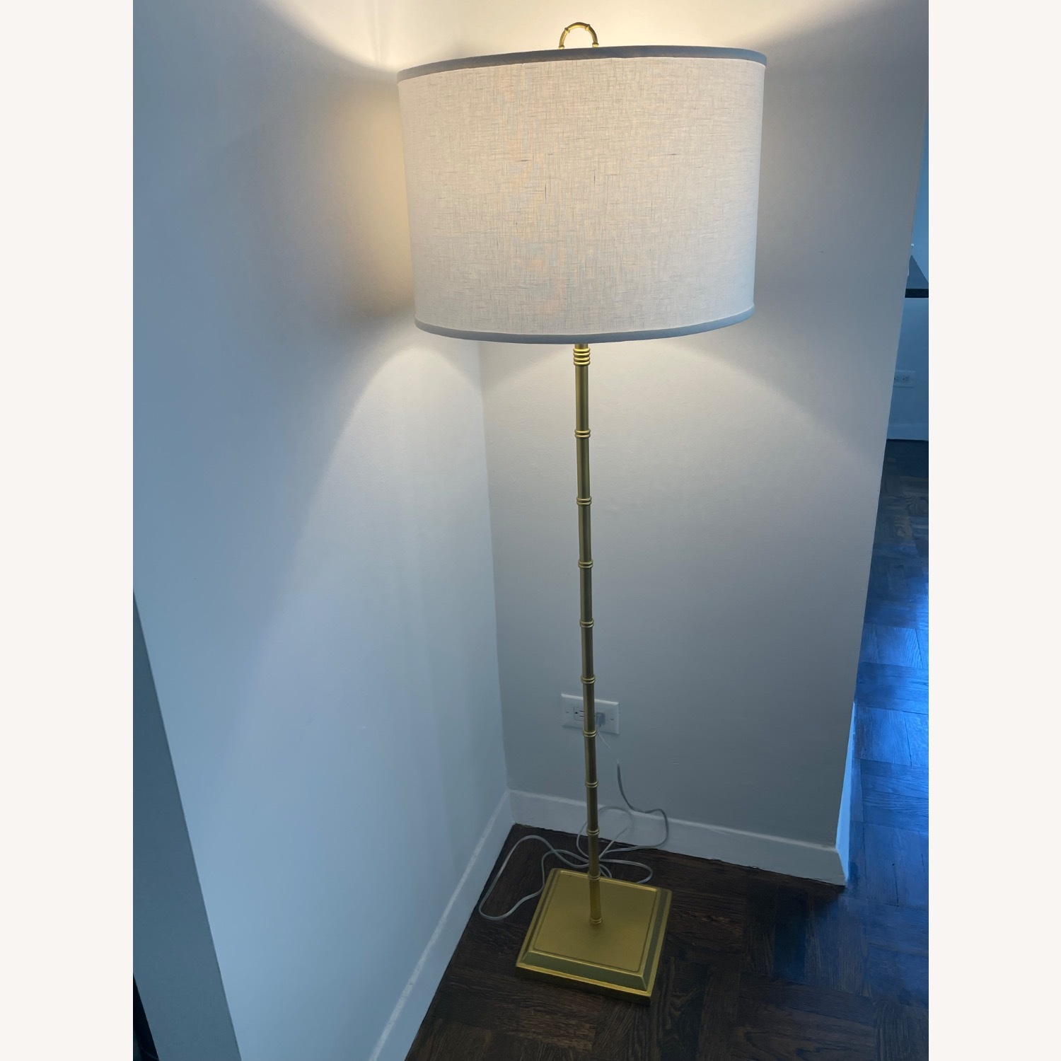 Ethan Allen Floor Lamp - Bamboo Shape - image-1