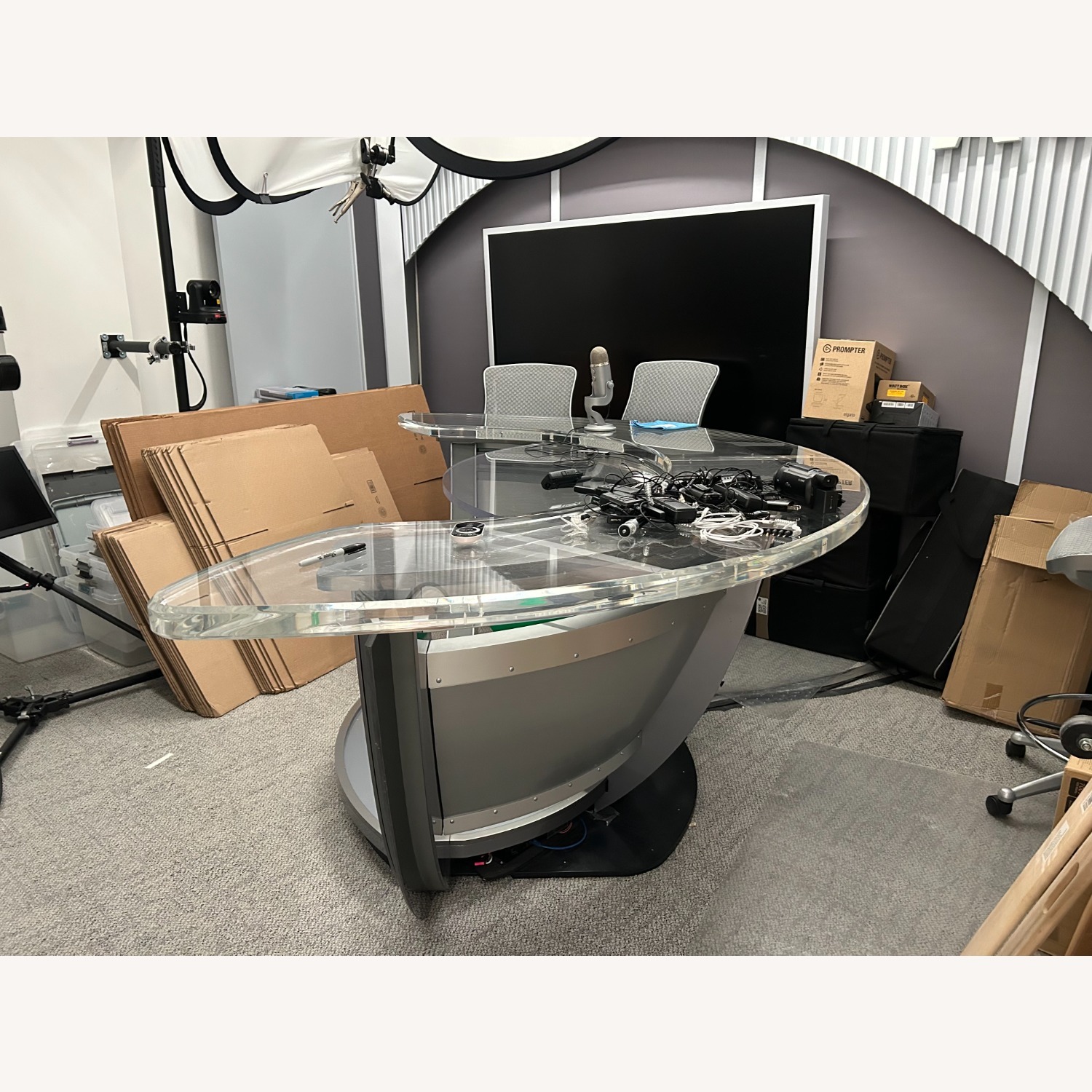 Please Buy This News Anchor Desk for Your Studio - image-1