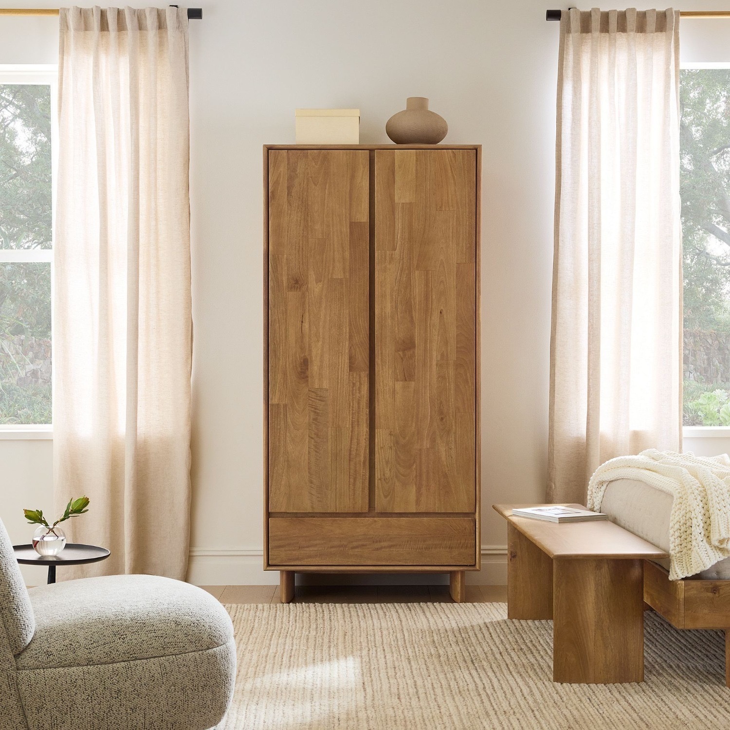 West Elm Anton Wardrobe - image-1
