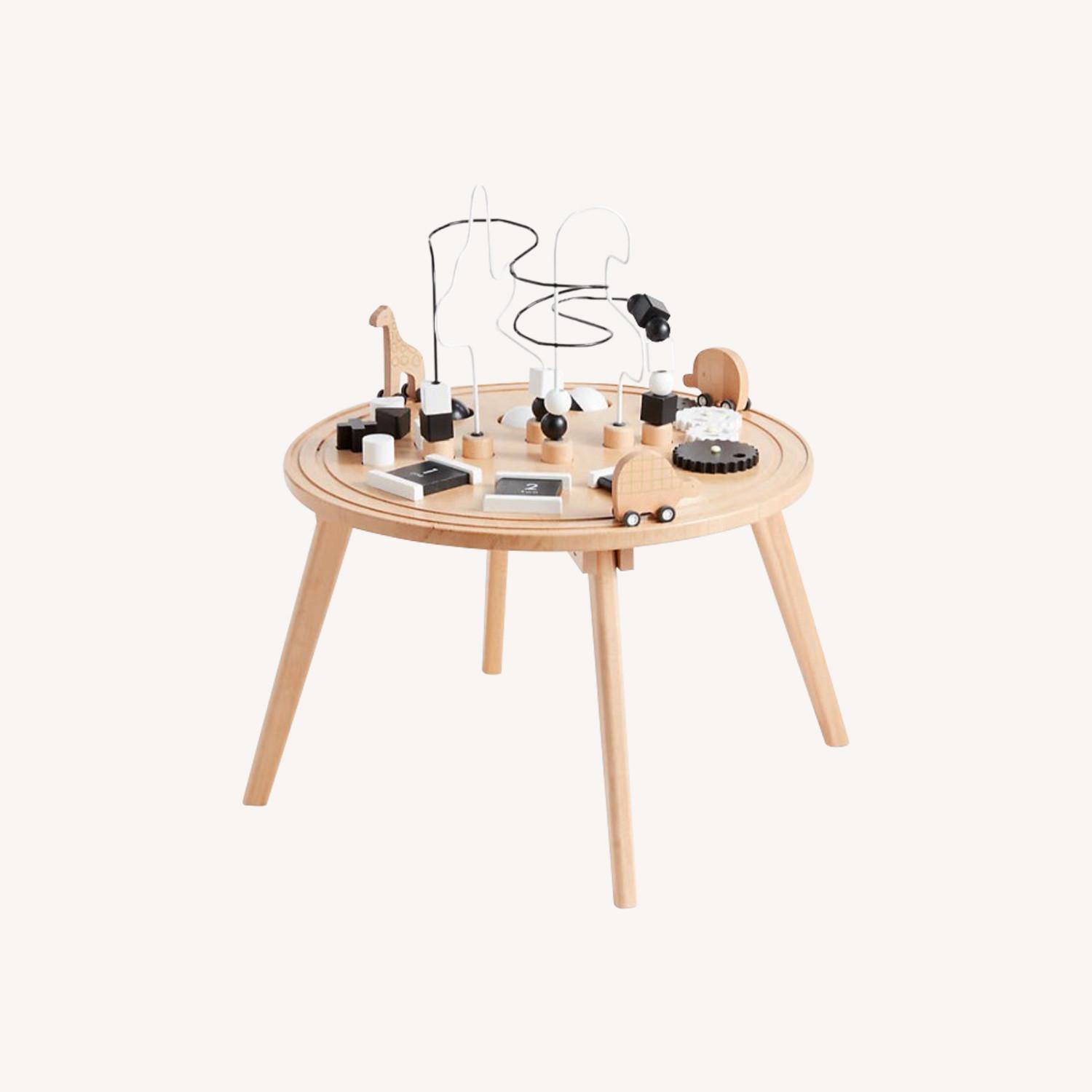 Crate & Barrel Kids Baby Wooden Activity Table - image-0