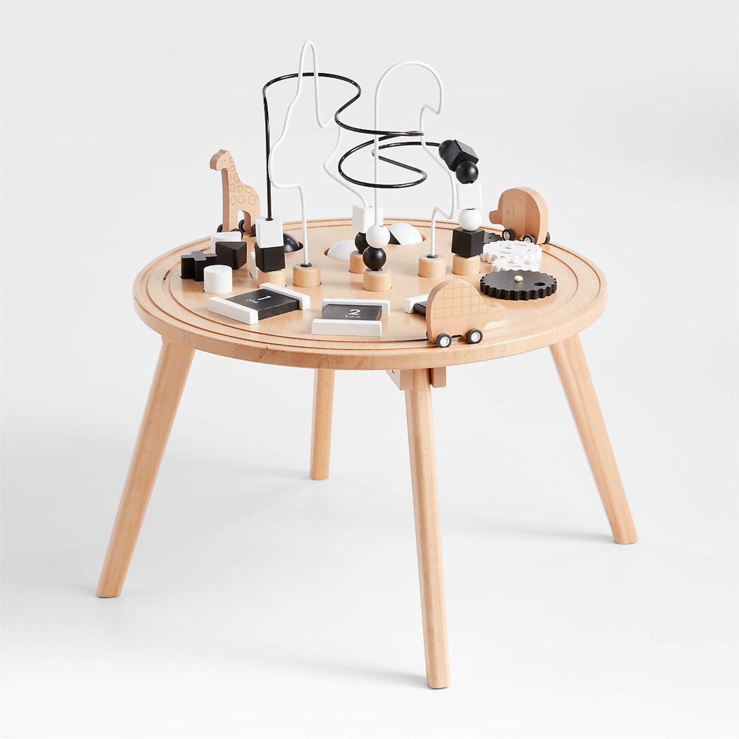 Crate & Barrel Kids Baby Wooden Activity Table - image-7