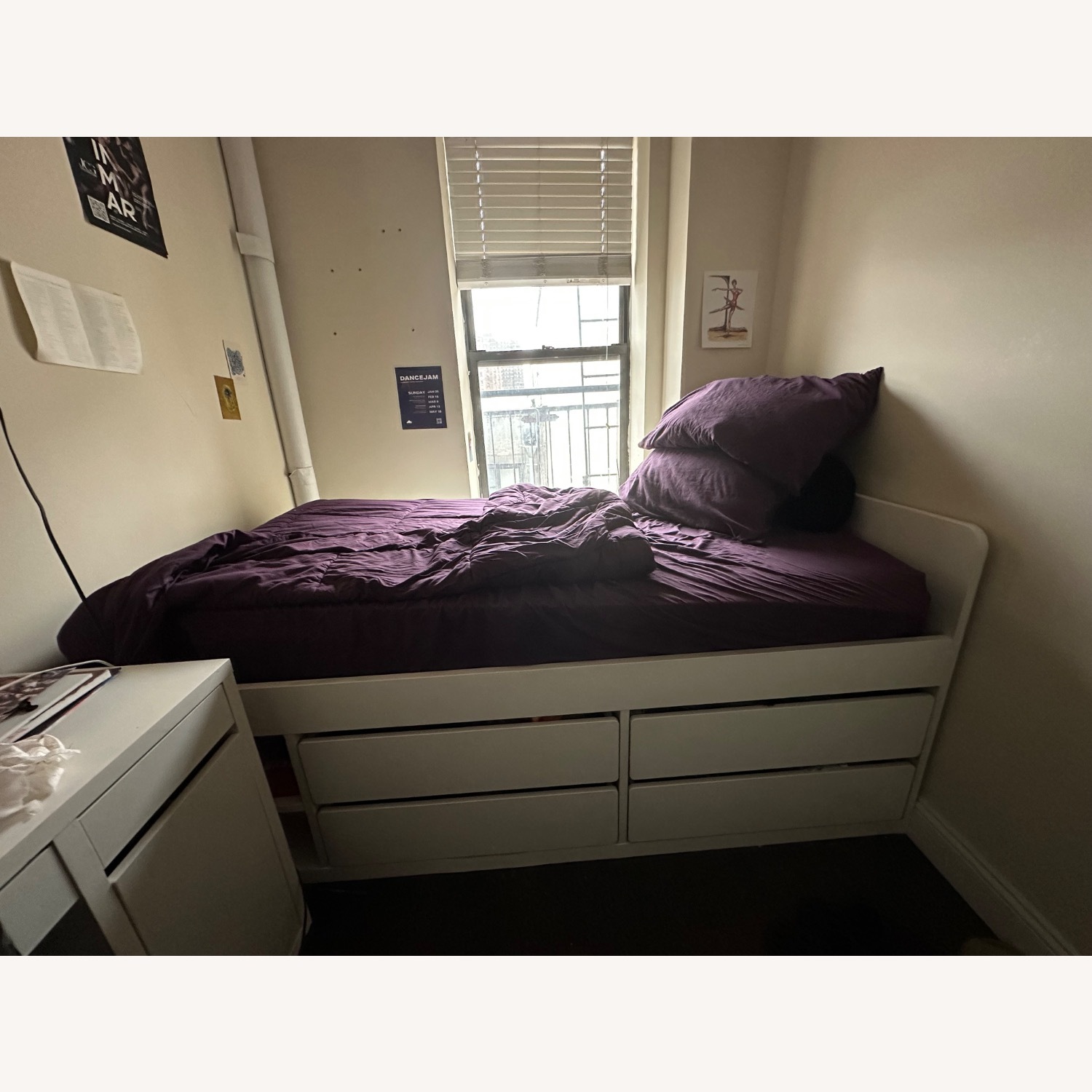 IKEA SLÄKT Twin Bed with Storage - image-2