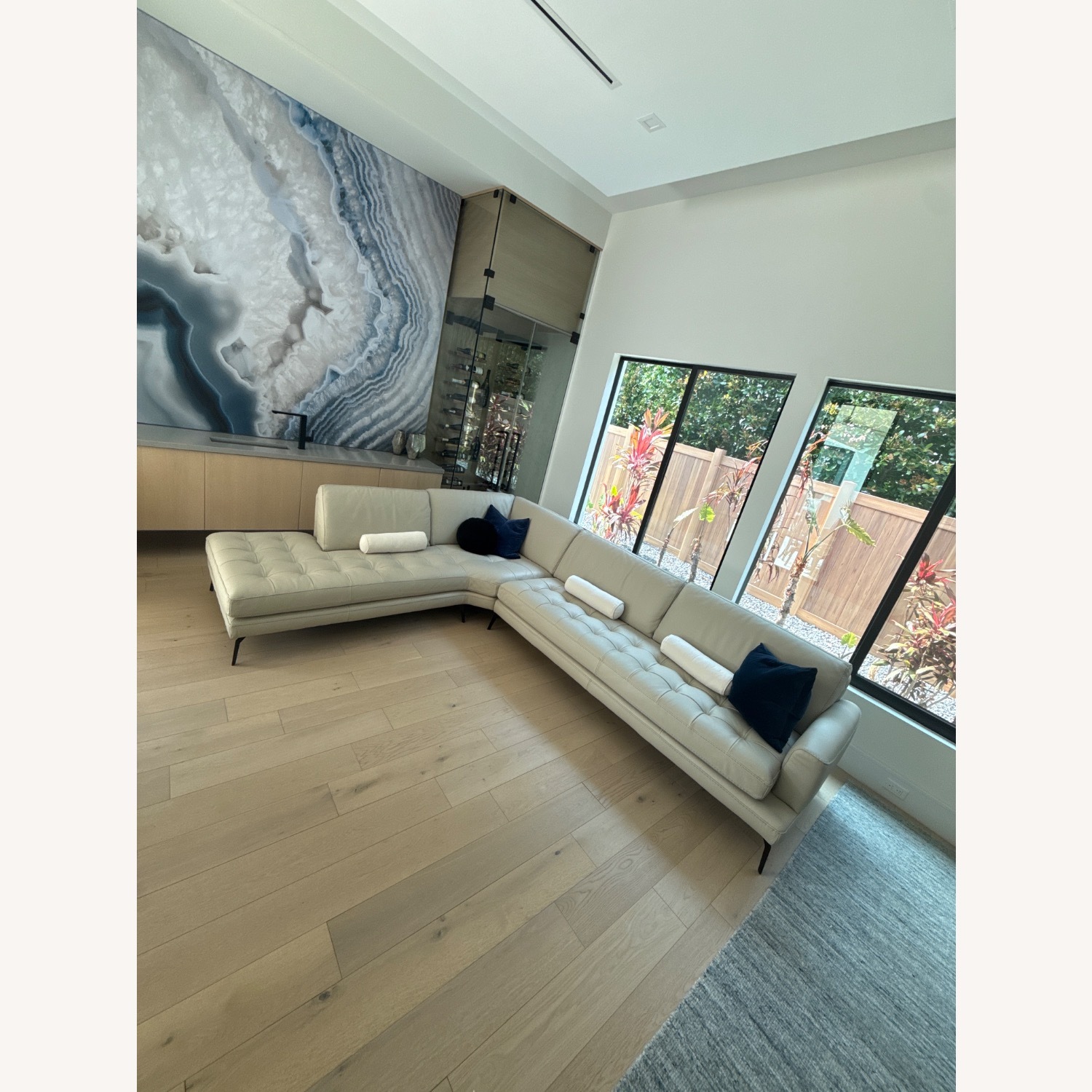 Custom Bracci Italian Leather Sectional - image-2