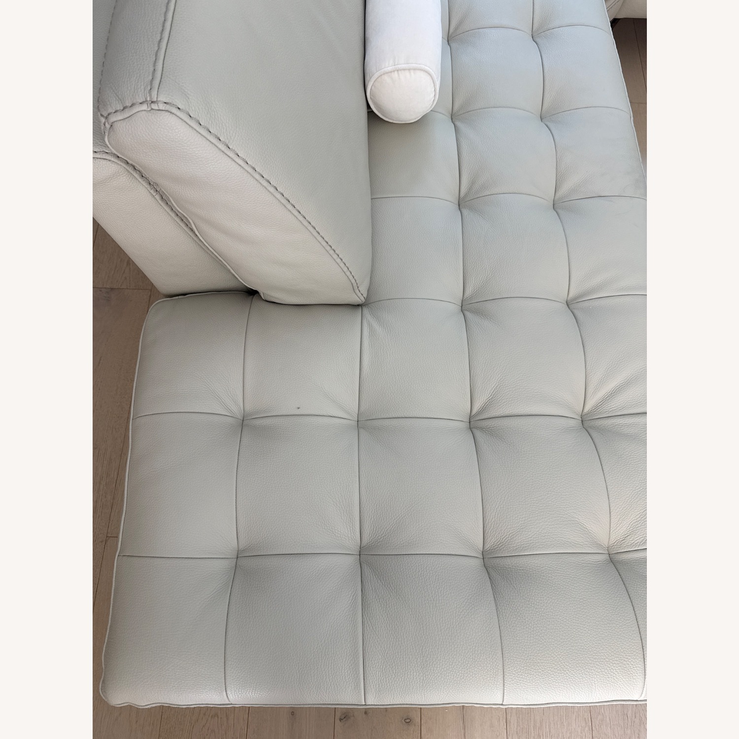 Custom Bracci Italian Leather Sectional - image-7