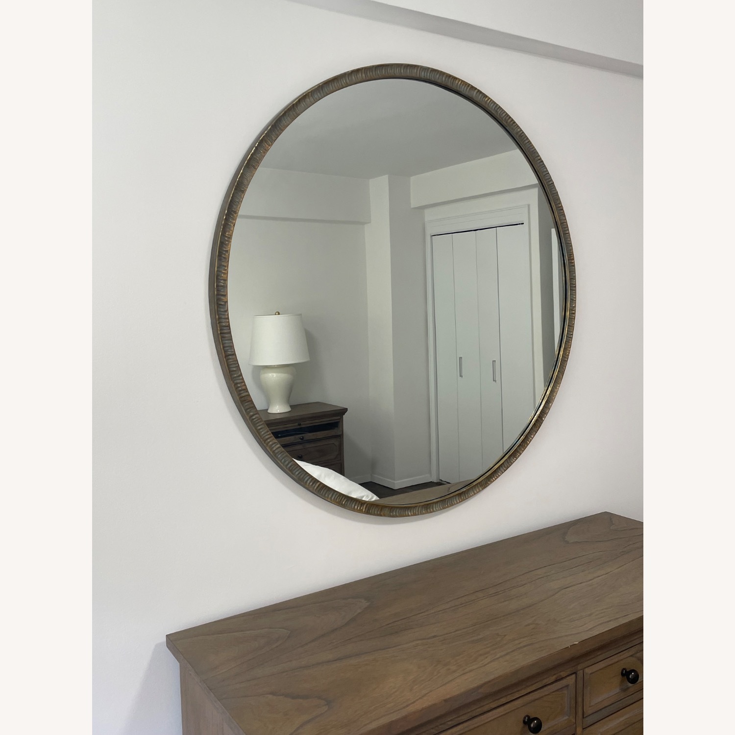 Ballard Designs Round Mirror - image-1
