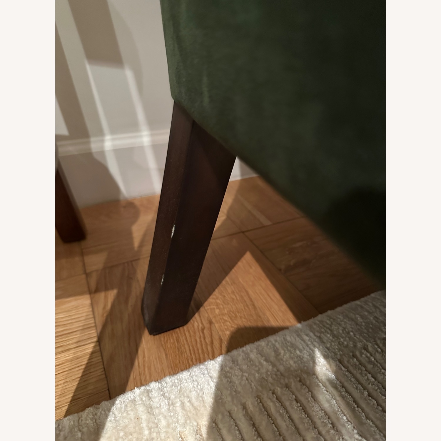 West Elm Elton Setee Hunter Green - image-2