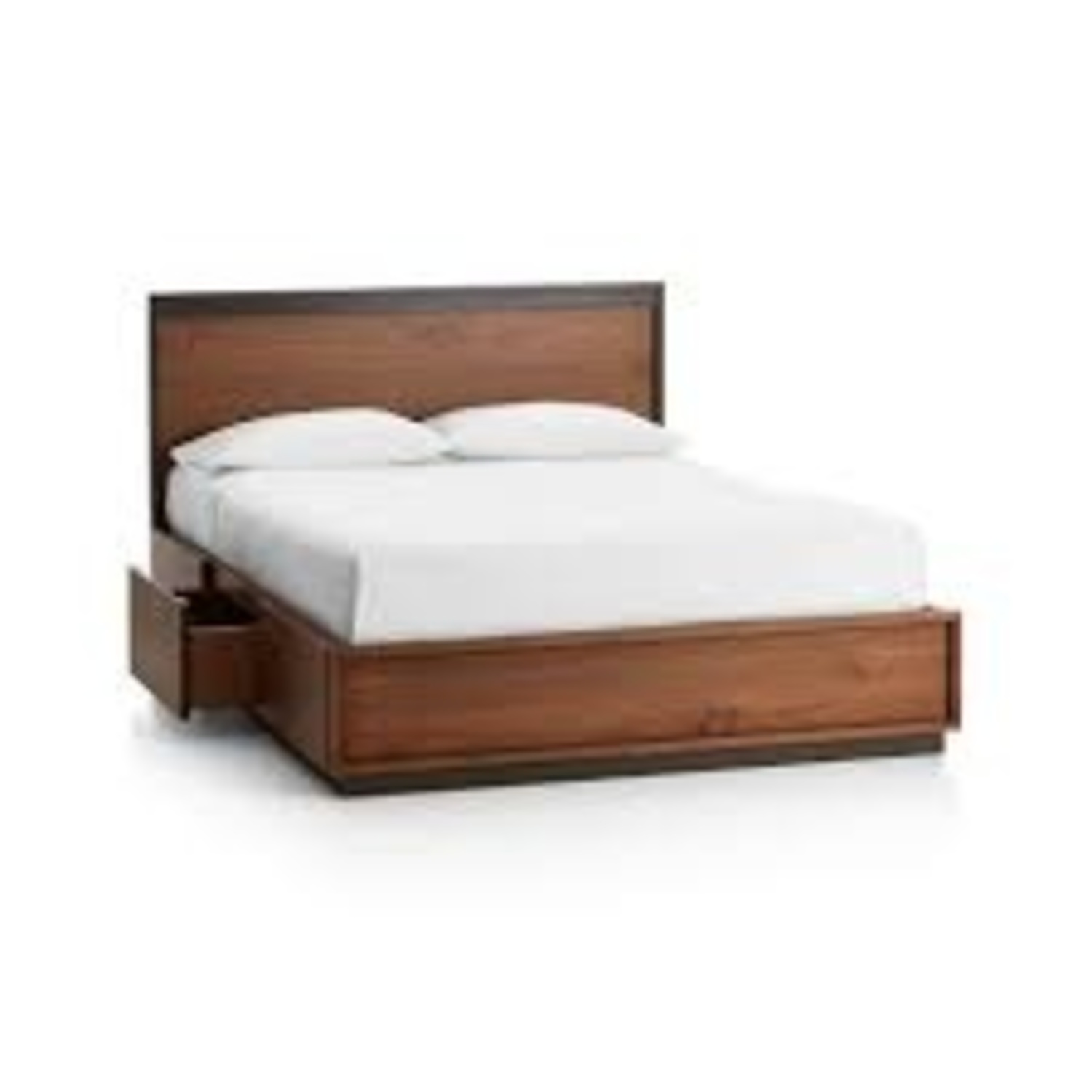 Crate & Barrel Blair Queen Bed Frame with Drawers - image-5