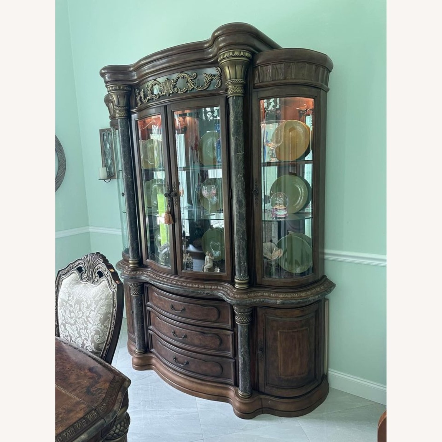 Michael Amini Torino China Cabinet - image-1