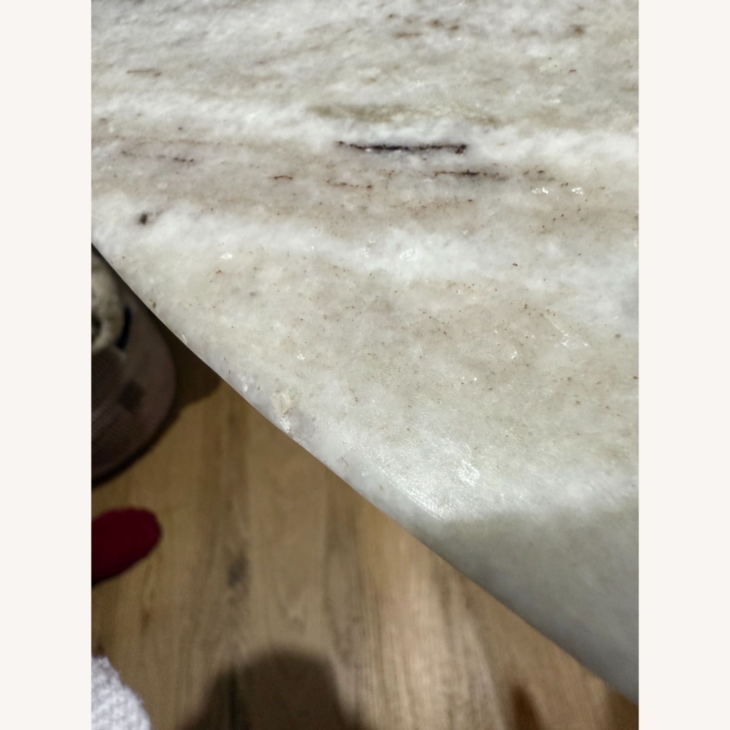 CB2 Babylon 30" Torrento Grey Marble Bistro Table  - image-4