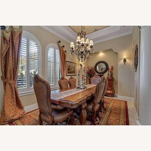 Used Michael Amini Tuscano Dining Table for sale on AptDeco