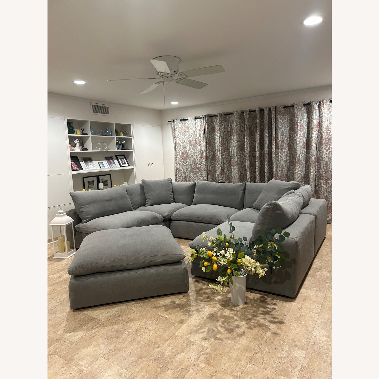 Restoration Hardware Cloud Couch & Ittoman - image-10