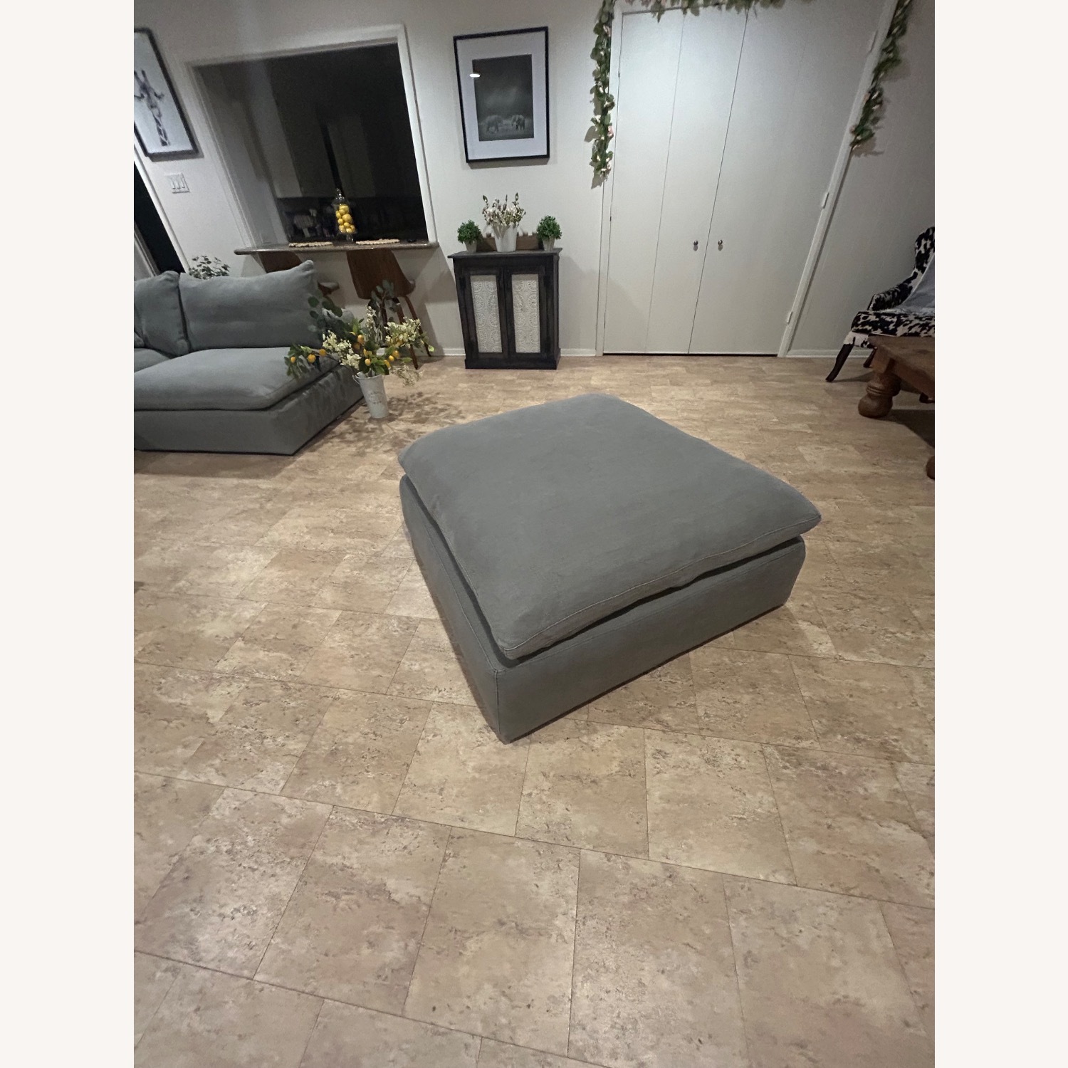 Restoration Hardware Cloud Couch & Ittoman - image-7