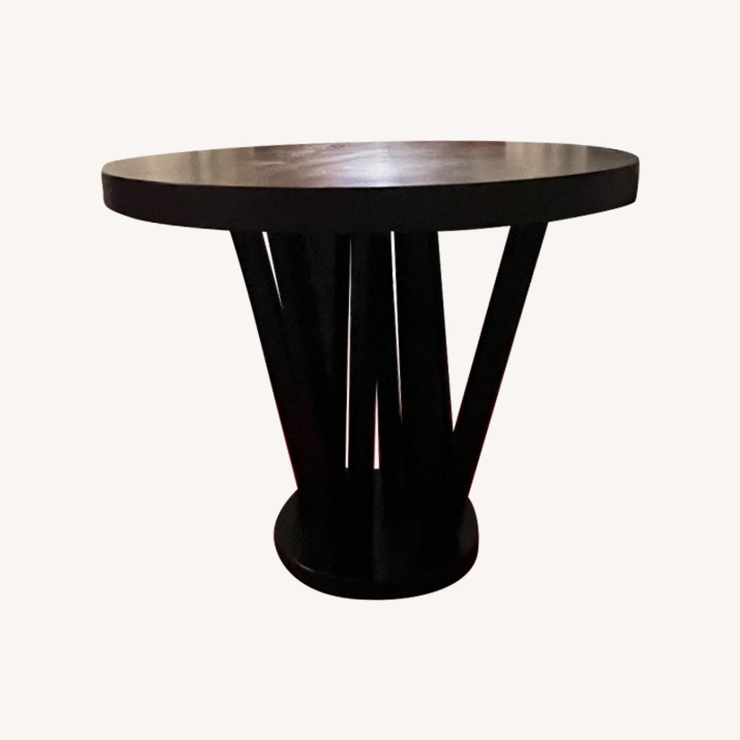 Custom Oak Wood Central Parlor Table - image-0