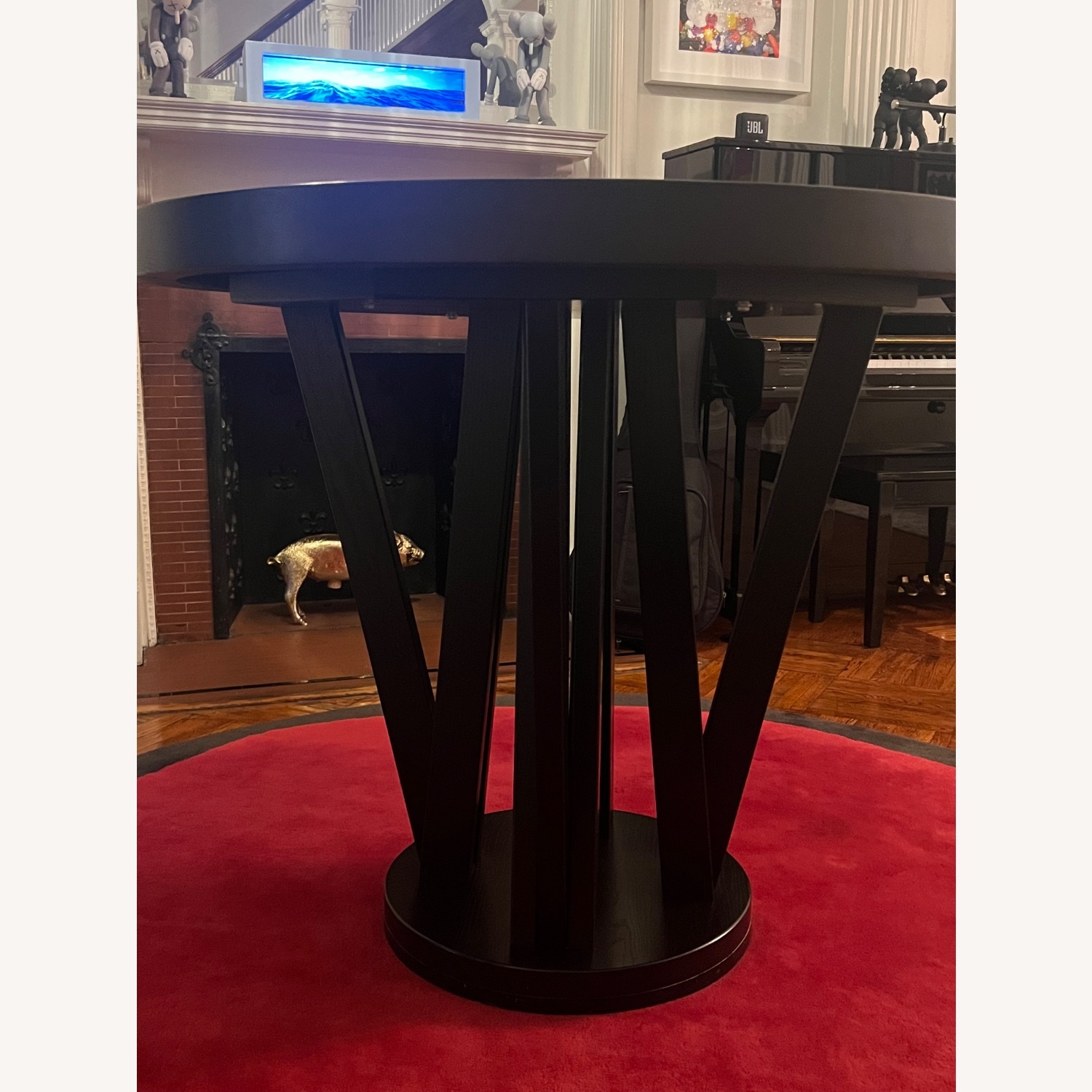 Custom Oak Wood Central Parlor Table - image-1