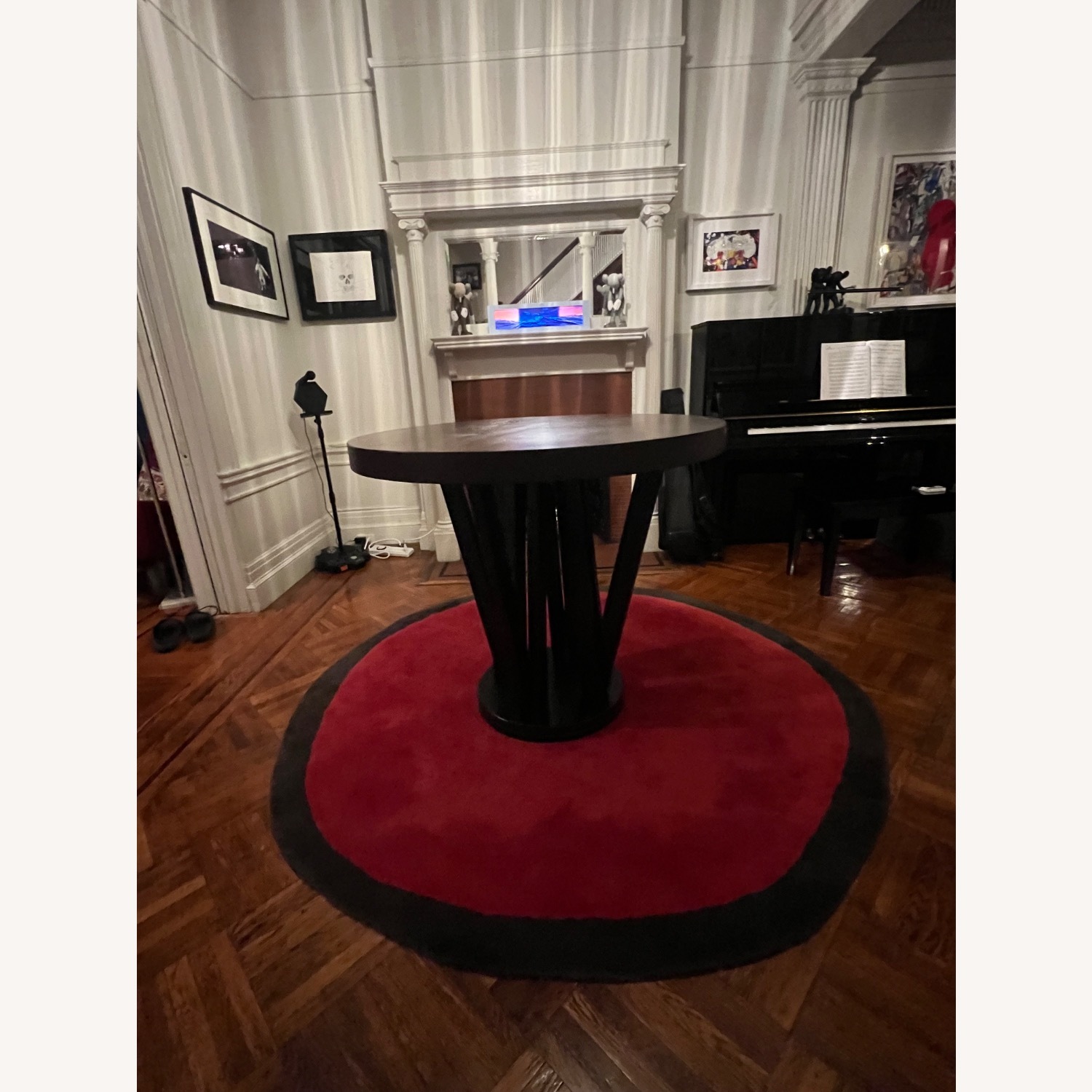 Custom Oak Wood Central Parlor Table - image-6