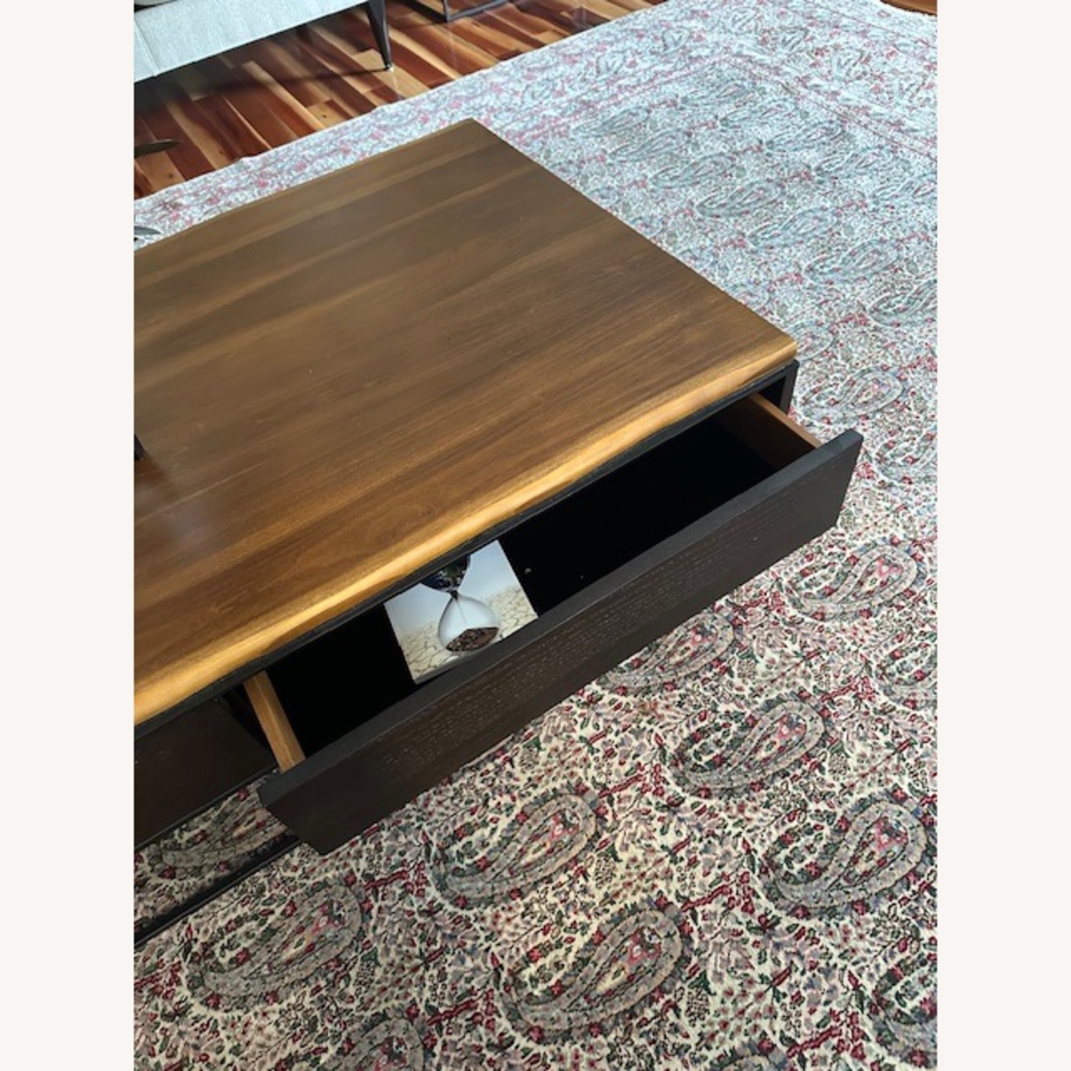 Dania Coffee Table (Wood with Iron Legs) - image-2